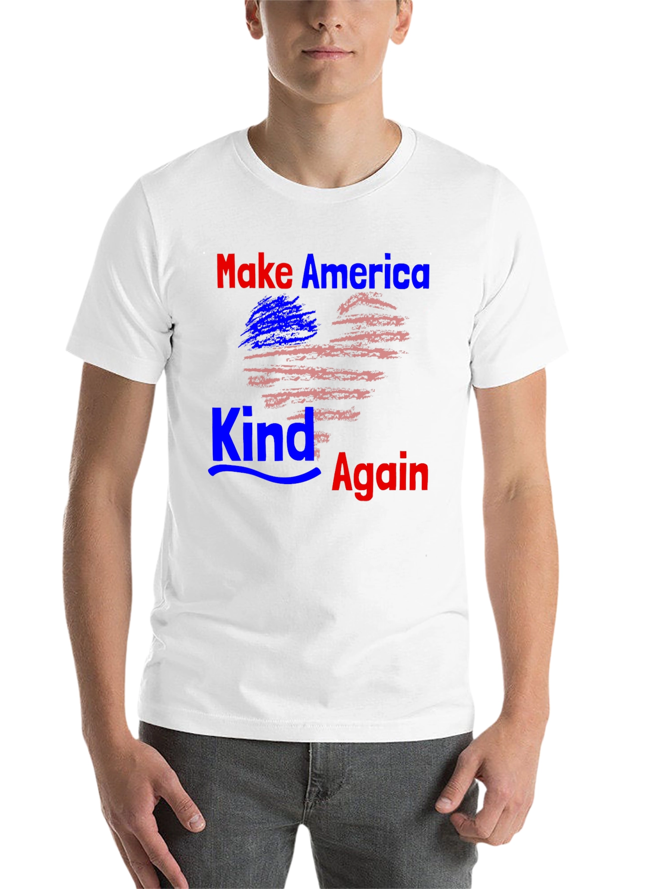 Black Make America Kind Again T-Shirt view 14