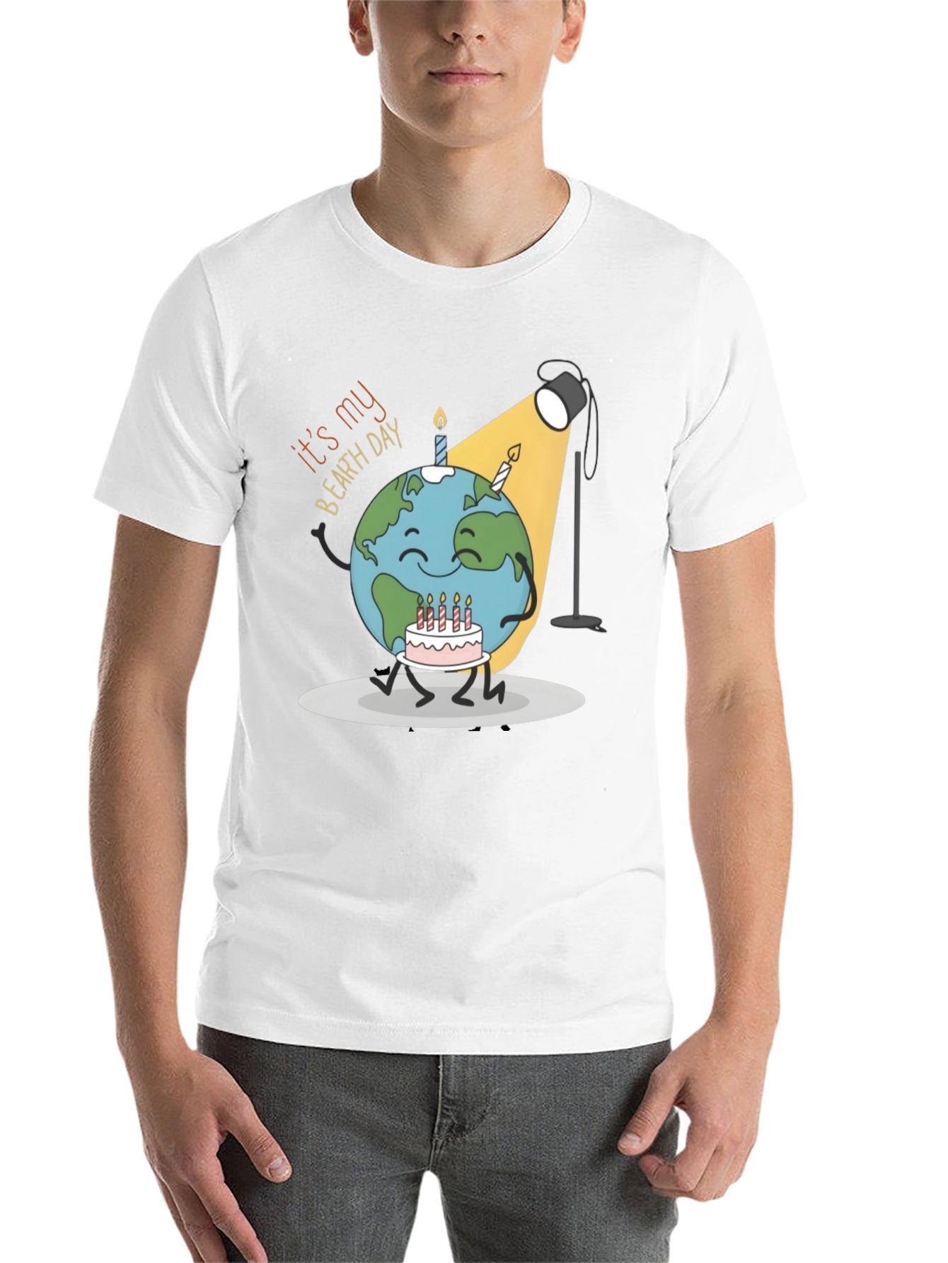 Black Earth Day Birthday Graphic T-Shirt view 14