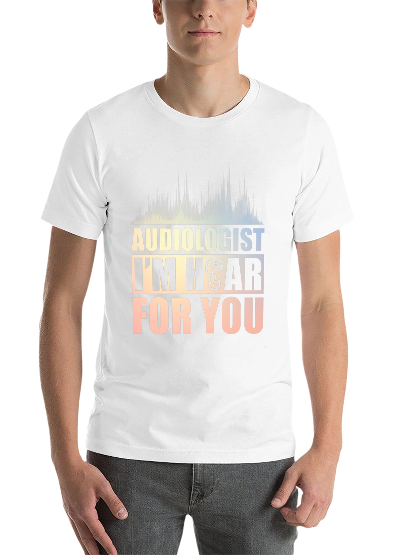 Audiologist 'I'm Hear for You' Graphic Tee - 14