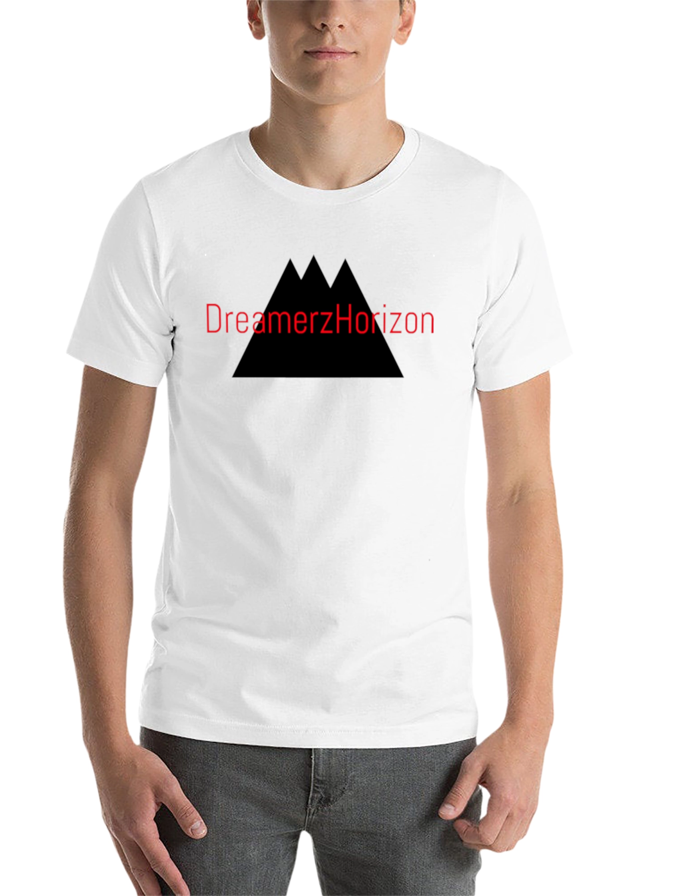 Black Dreamerz Horizon Graphic T-Shirt - Black Cotton Tee view 14