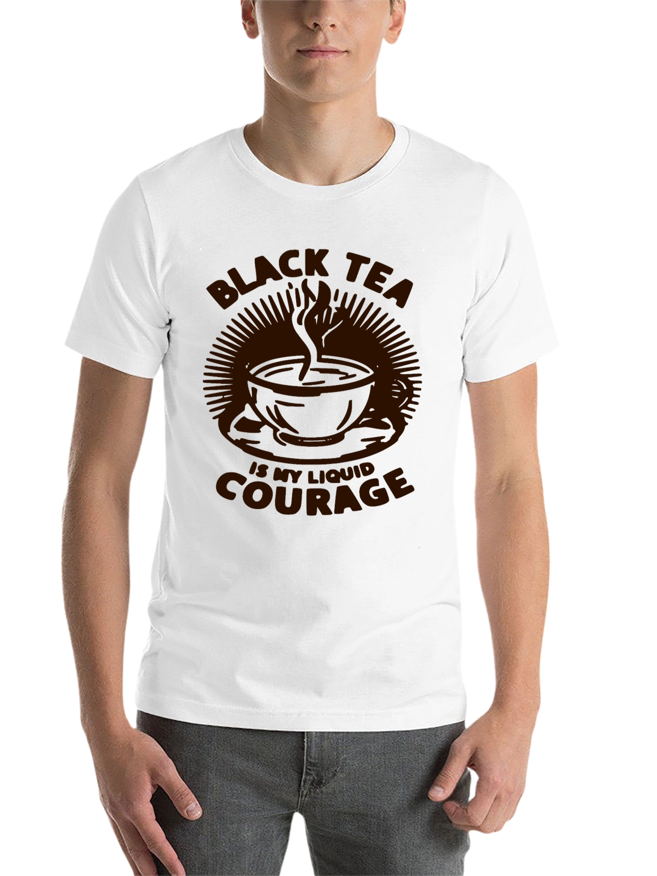 Black Black Tea Liquid Courage Graphic Tee view 14