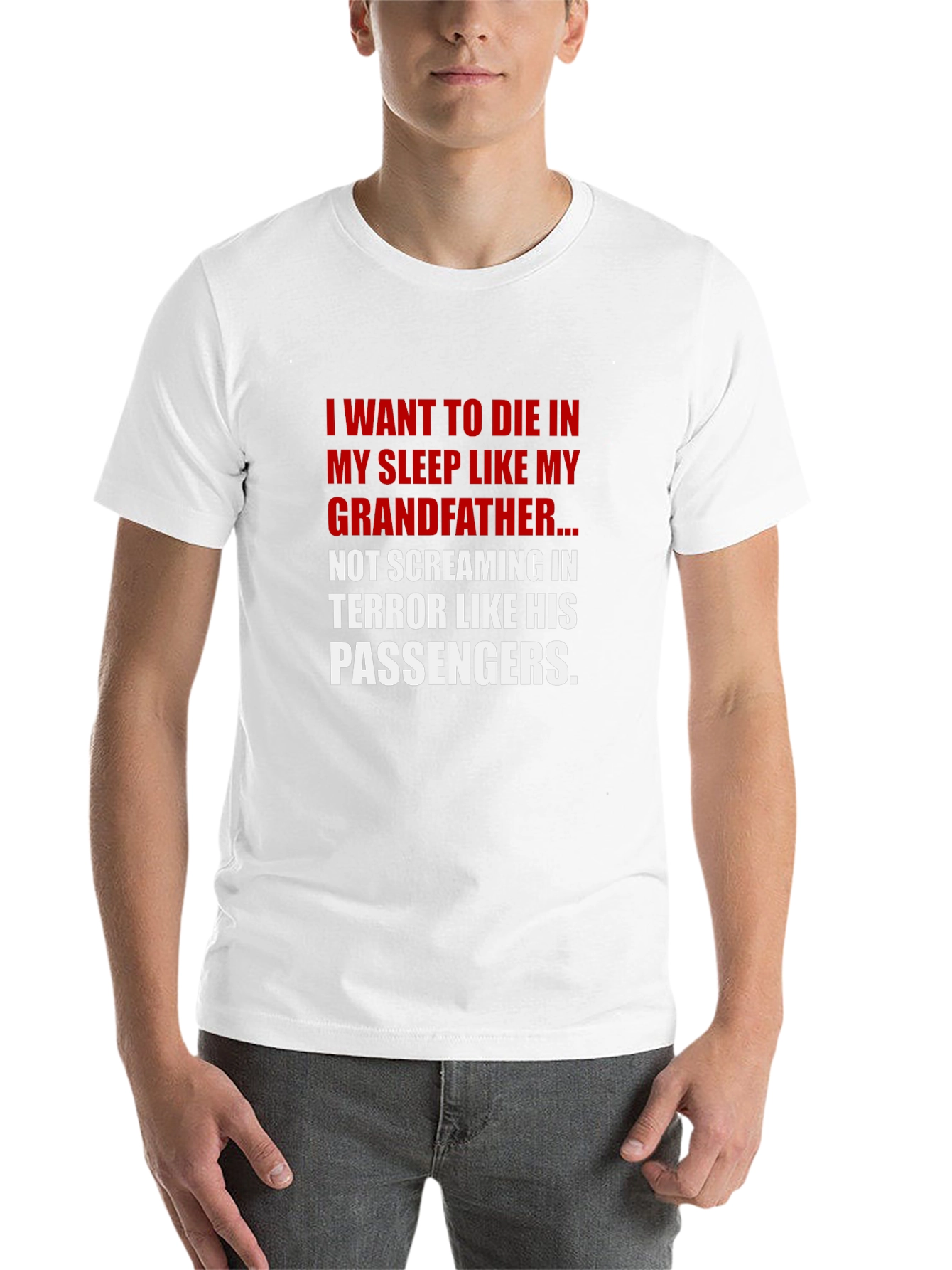 Black Funny Grandfather T-Shirt - Die in My Sleep view 14
