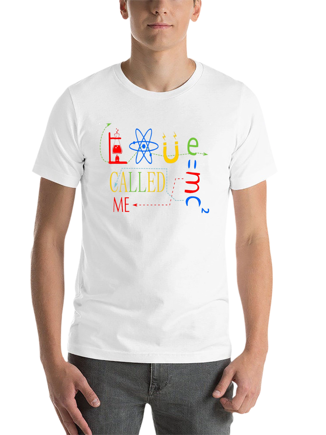 Black Science Called Me T-Shirt - Geeky Fun Apparel view 14
