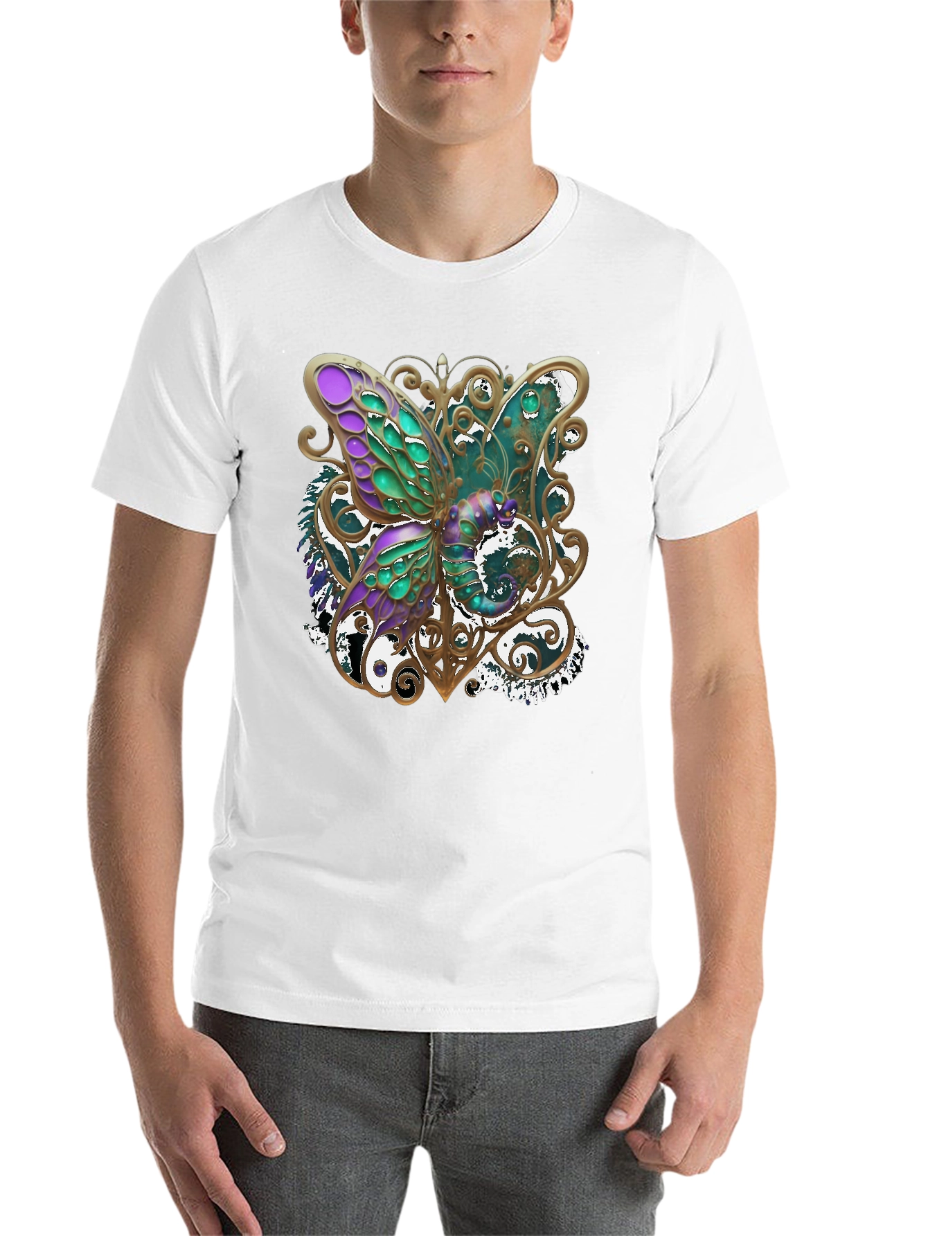 Black Butterfly Graphic Tee - Stylish & Unique Design view 14