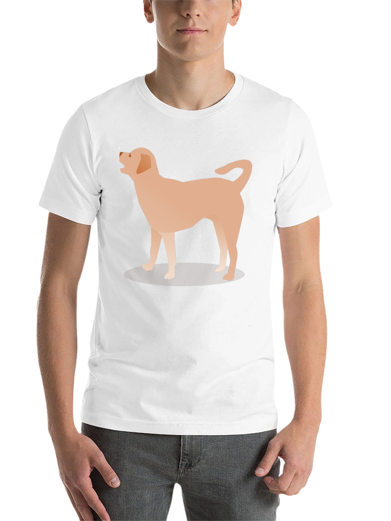 Black Dog Graphic Tee - Casual Black T-Shirt view 14