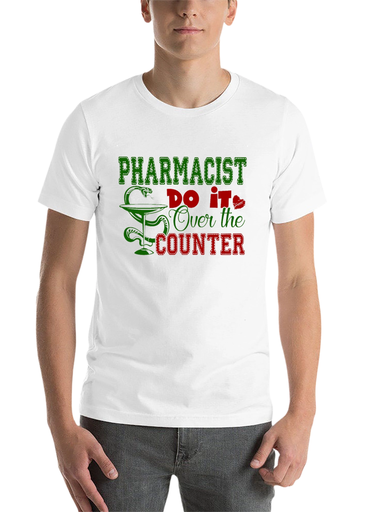 Black Pharmacist Over the Counter Black T-Shirt view 14
