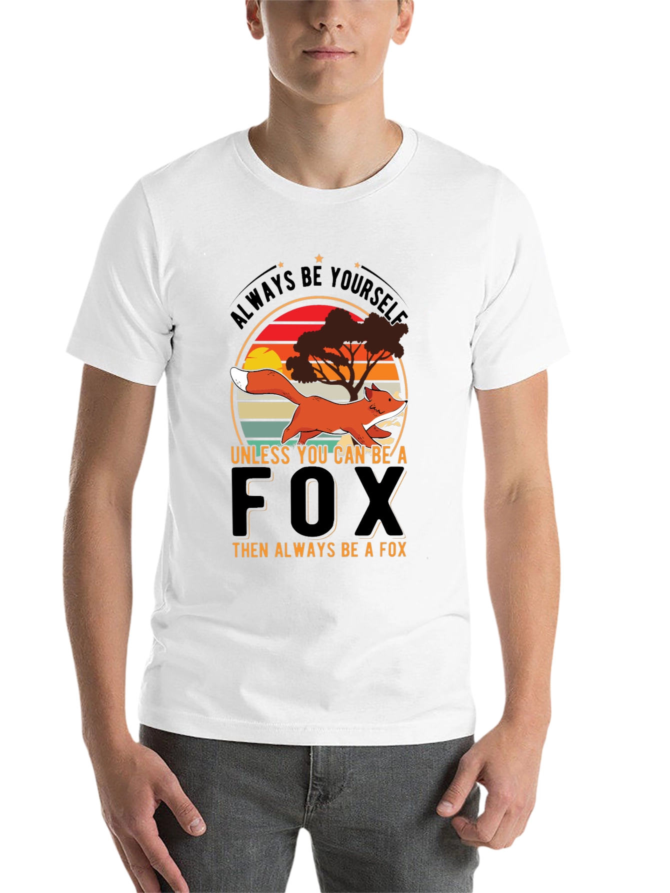 Black Always Be Yourself Unless You Can Be A Fox T-Shirt view 14
