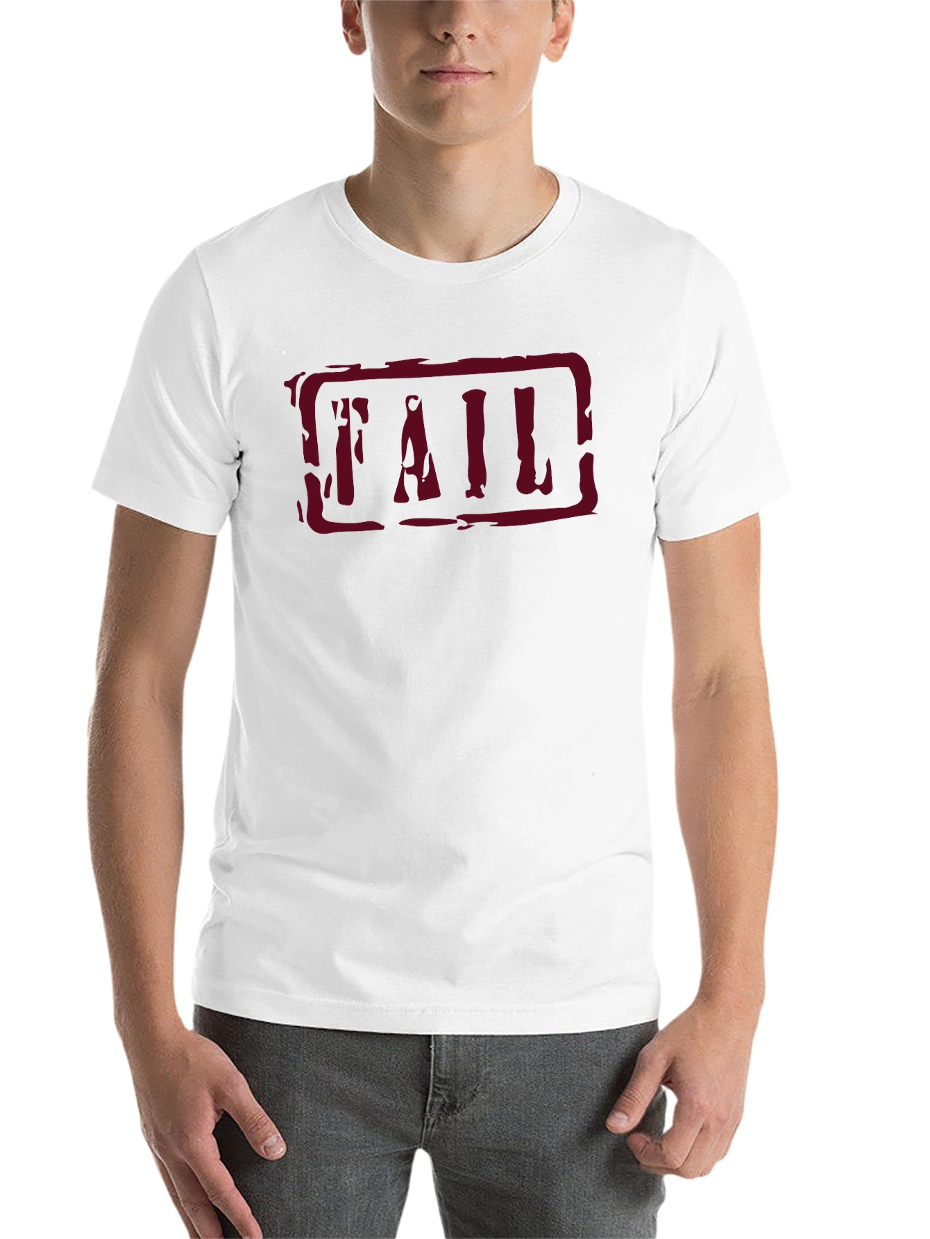 Black FAIL Graphic T-Shirt - Men's Short Sleeve Tee view 14