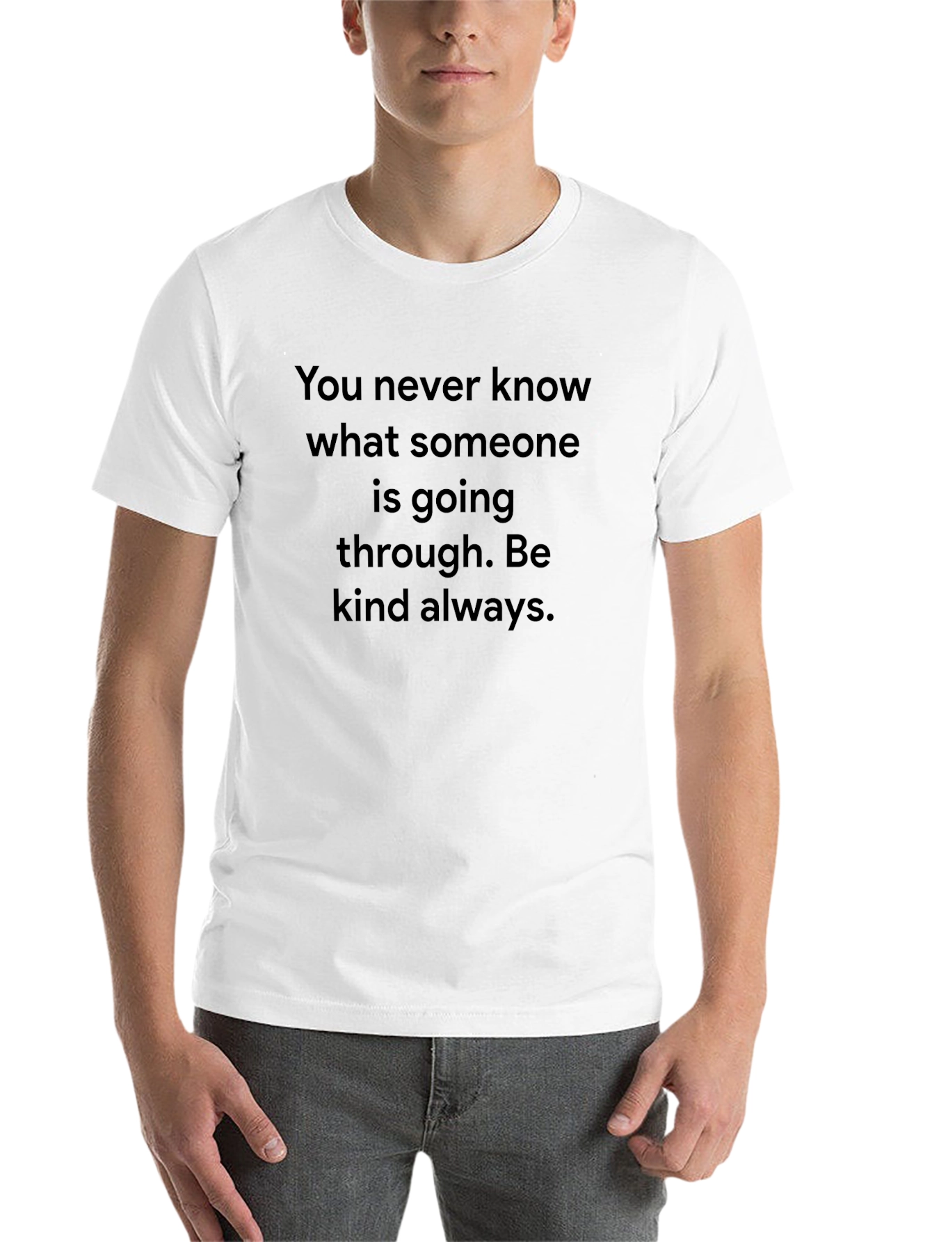 Black Kindness Matters Black Graphic Tee view 14