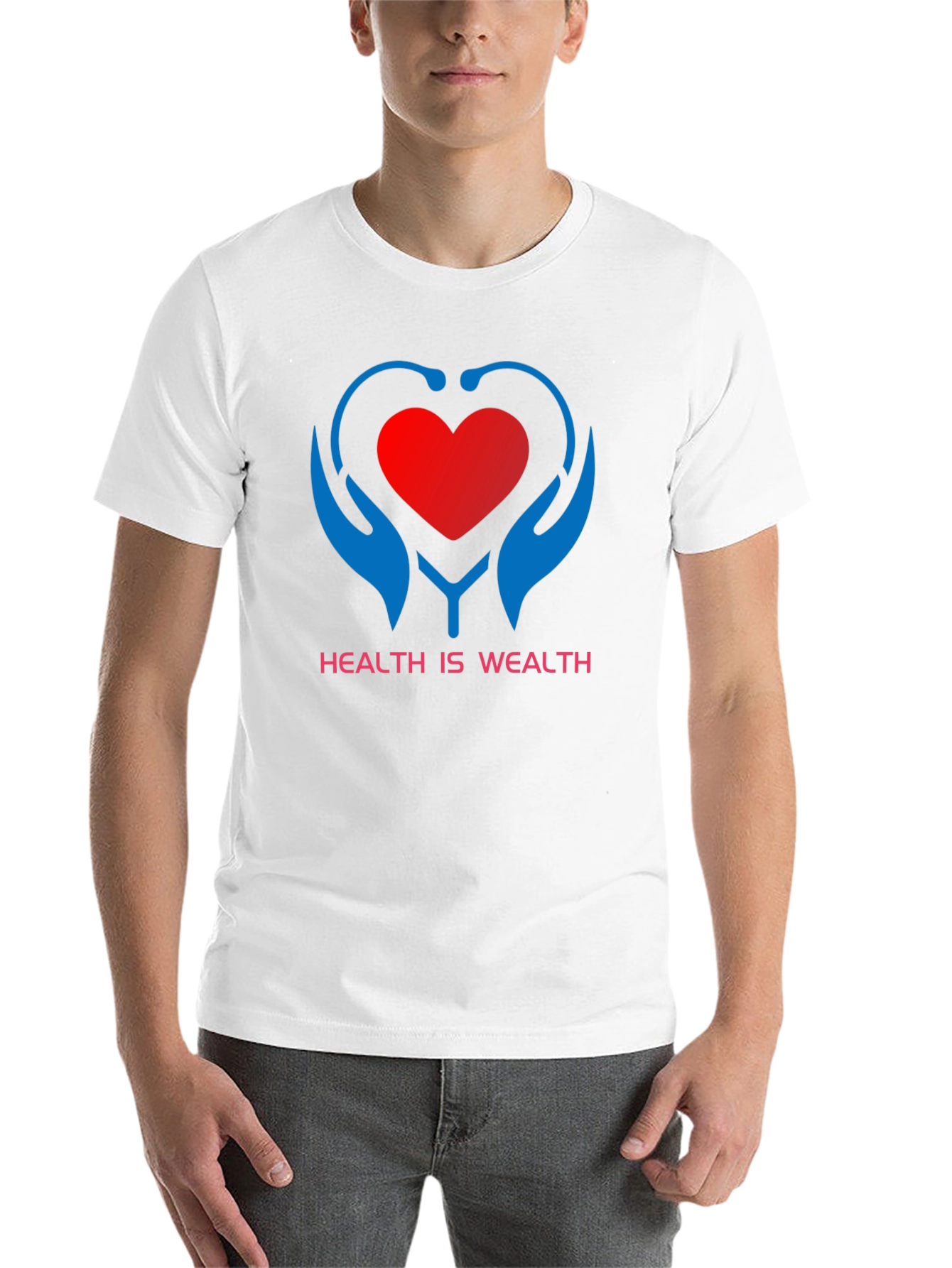 Black Health is Wealth Graphic Tee view 14