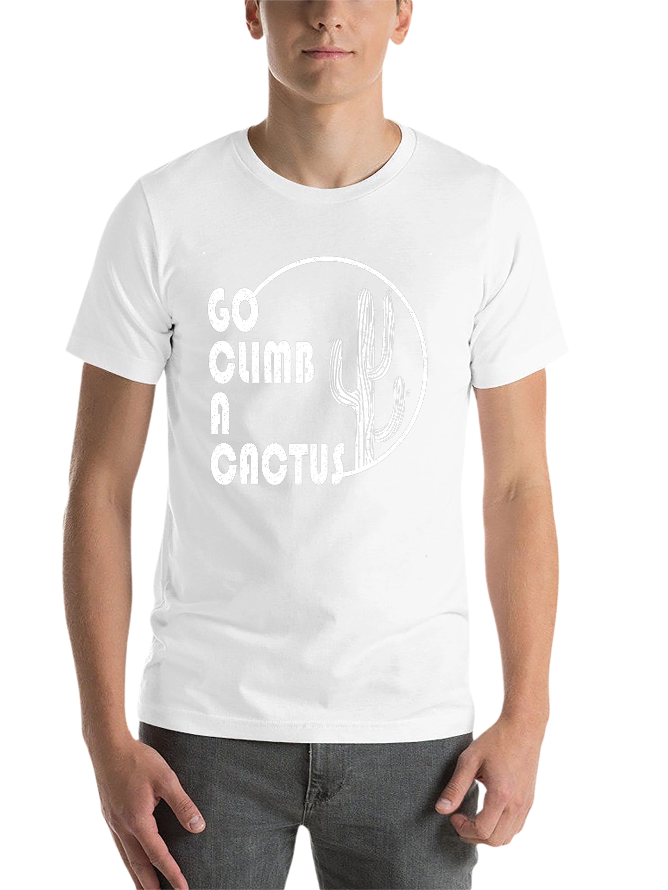 Black Go Climb a Cactus Graphic Tee view 14