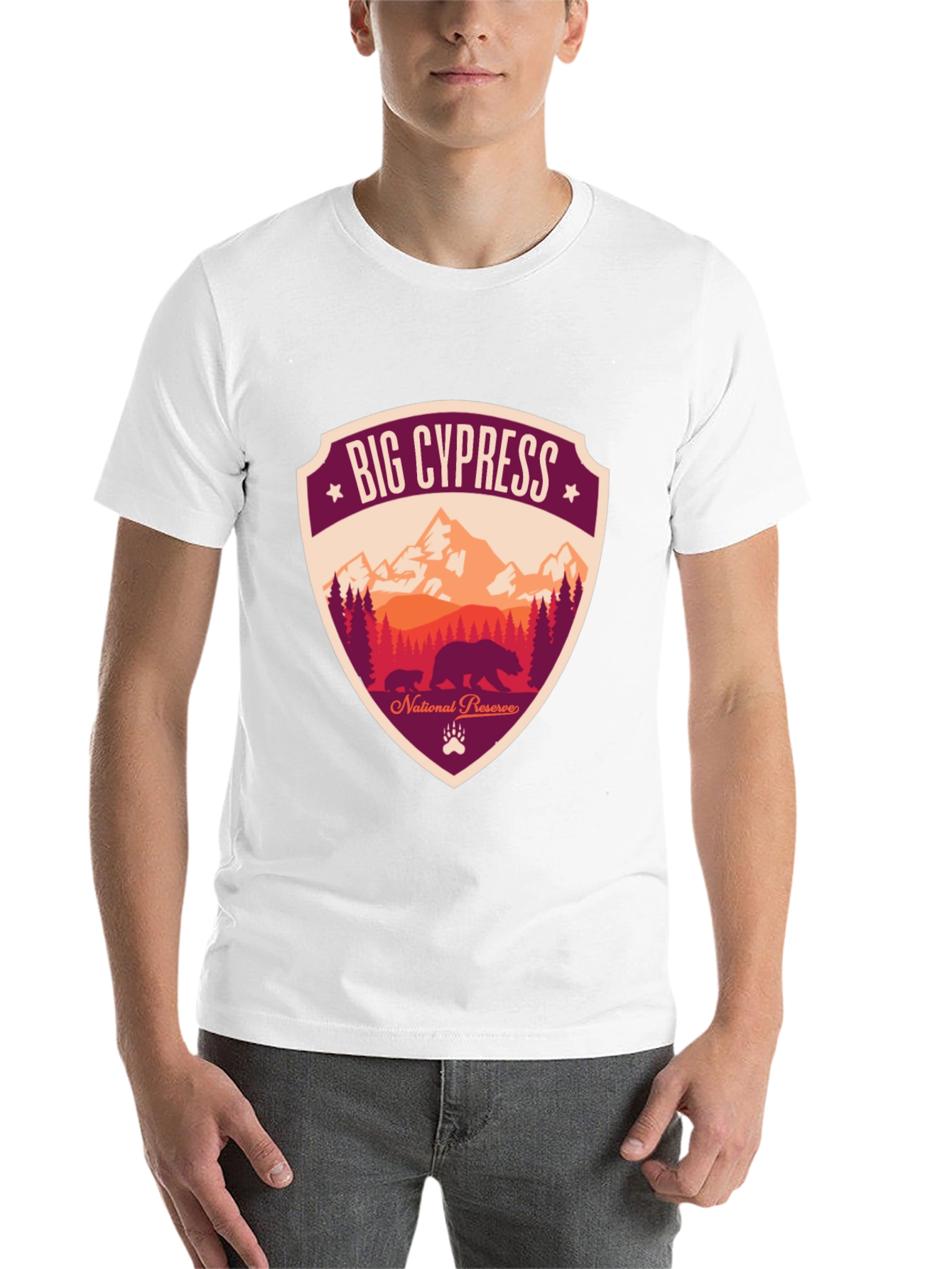 Black Big Cypress National Preserve Graphic T-Shirt view 14