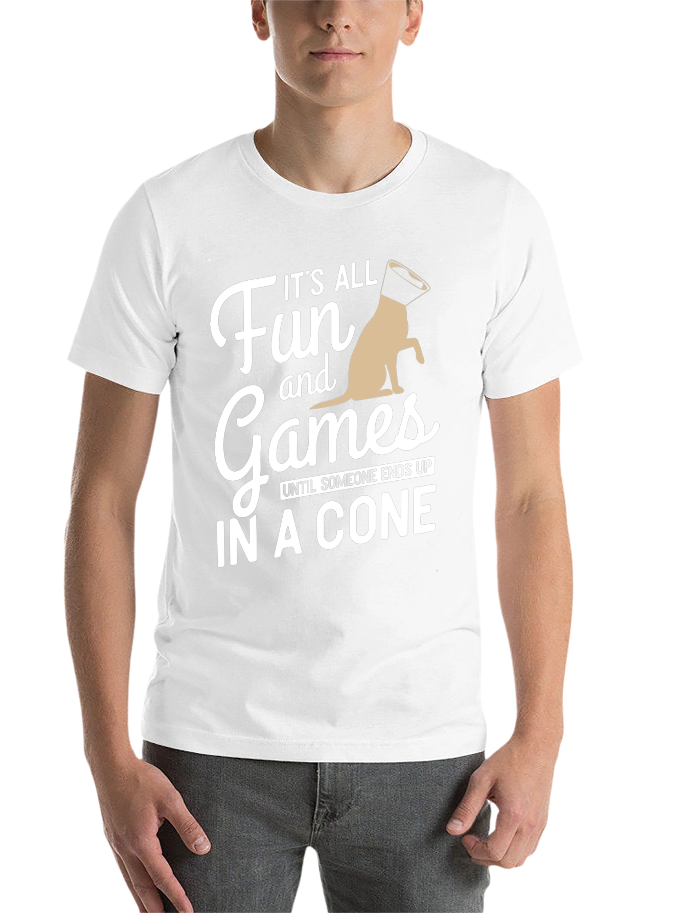 Black It's All Fun and Games T-Shirt view 14