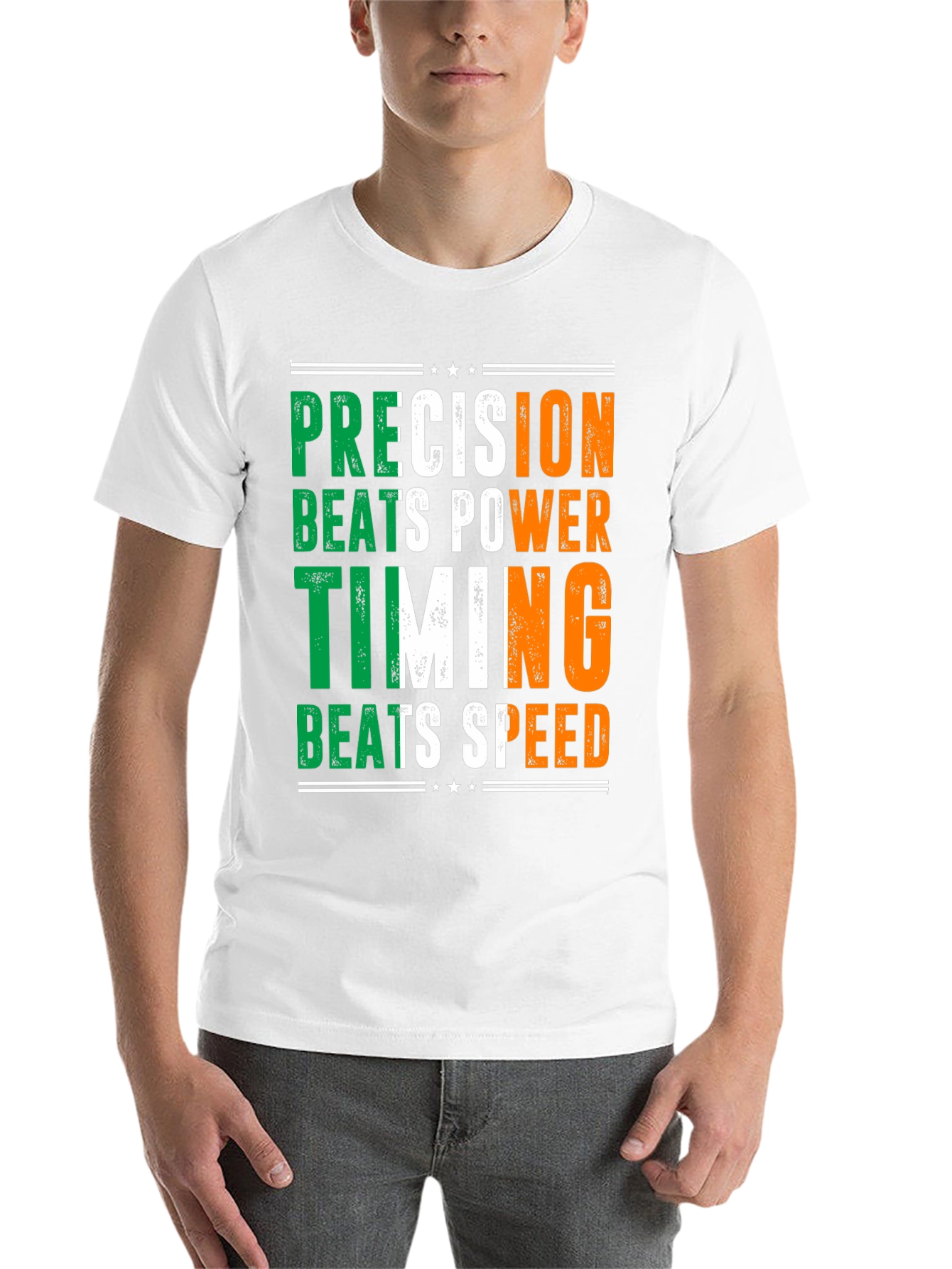 Black Precision Beats Power Timing Shirt view 14