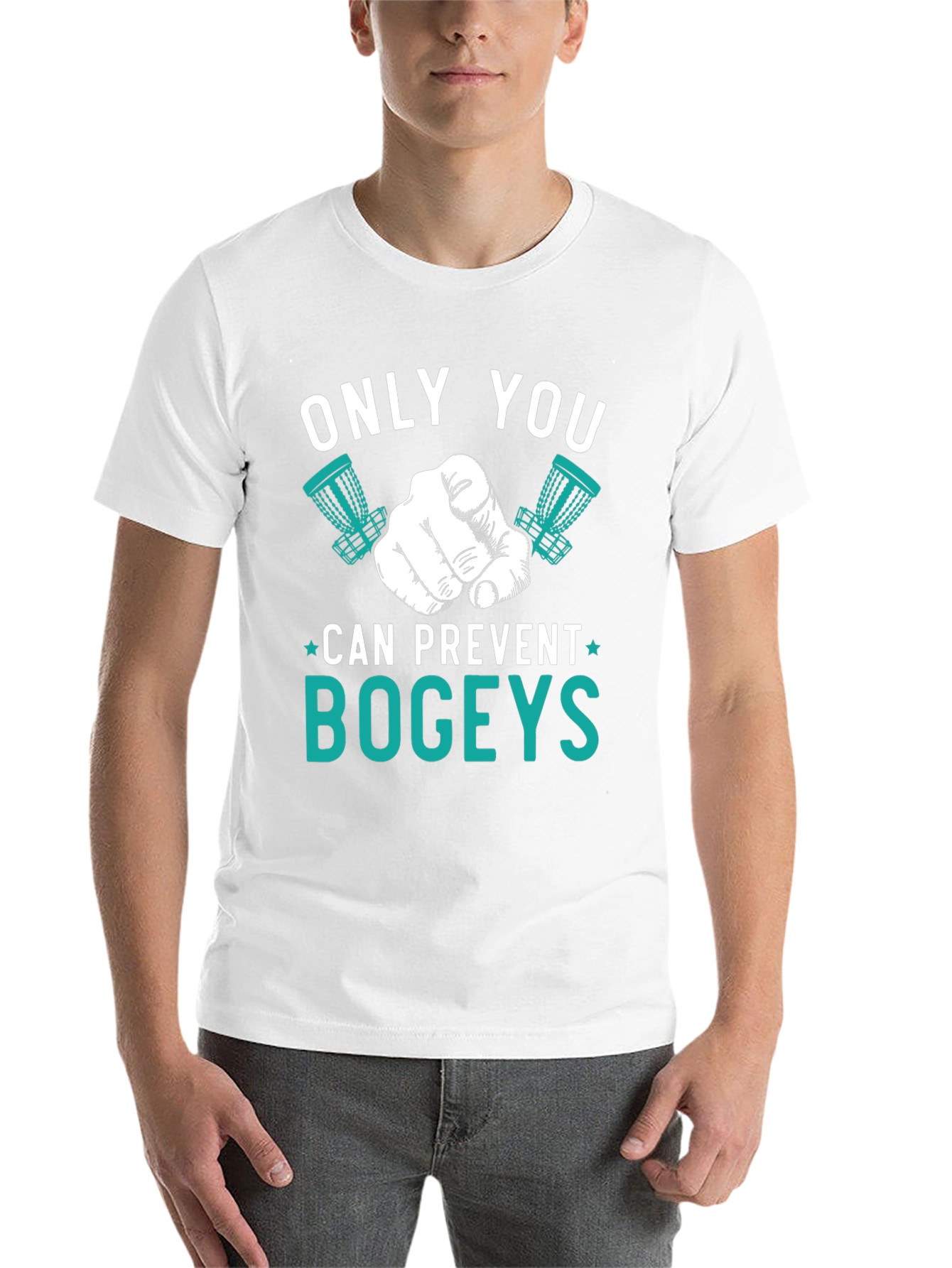 Black Only You Can Prevent Bogeys T-Shirt view 14