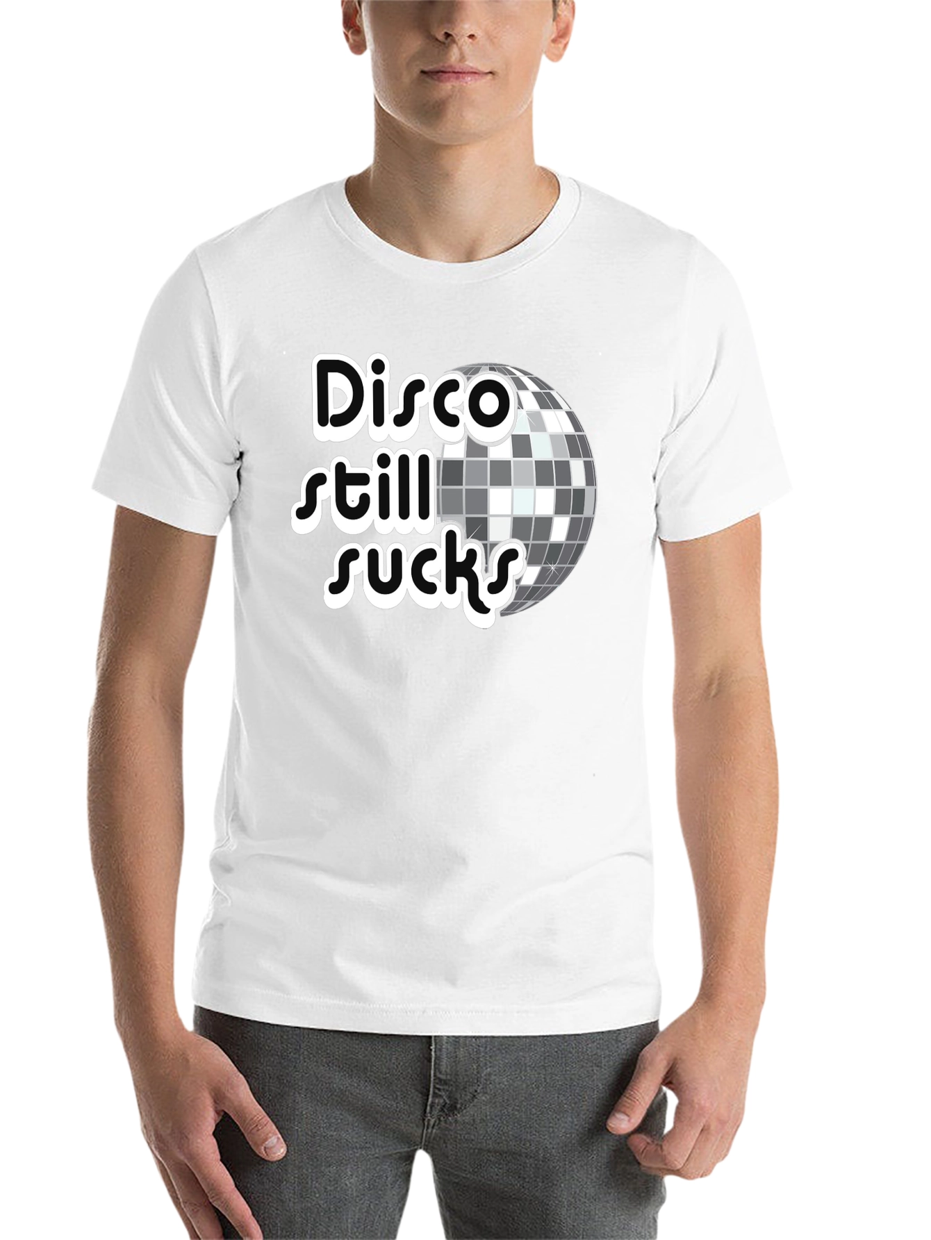 Black Disco Still Sucks Graphic Tee view 14