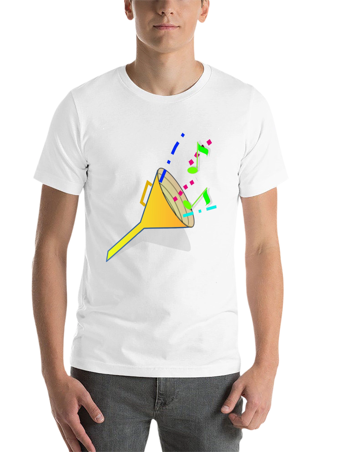 Black Funnel of Music Black T-Shirt - Cool Design view 14