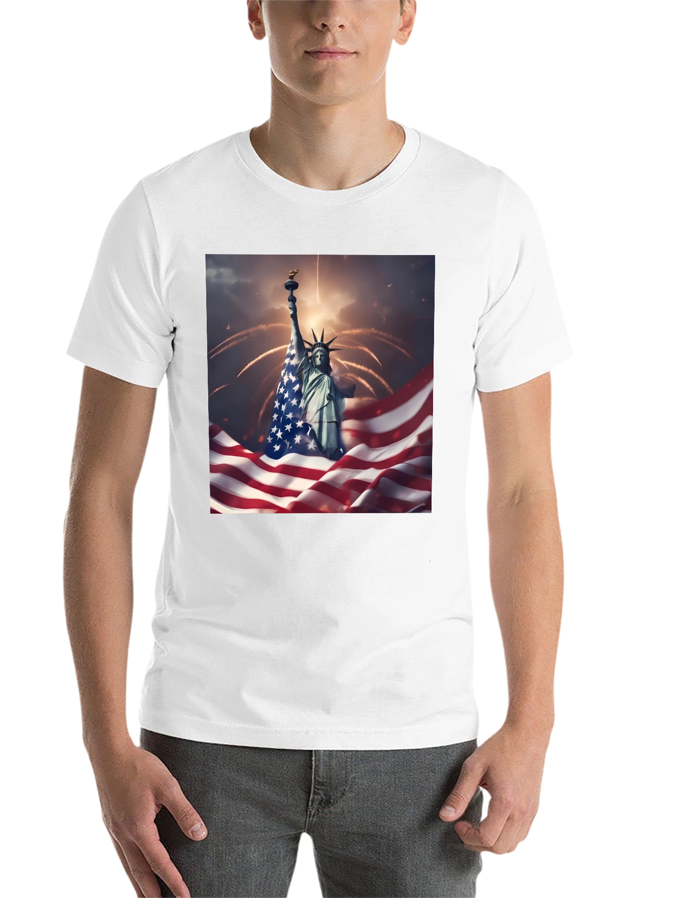 Statue of Liberty Graphic Tee - 14