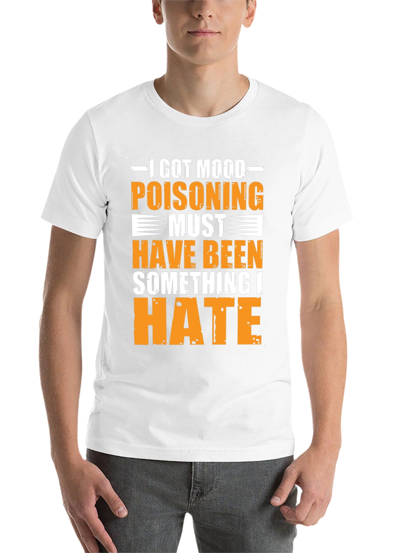 Black Mood Poisoning Funny Graphic T-Shirt view 14