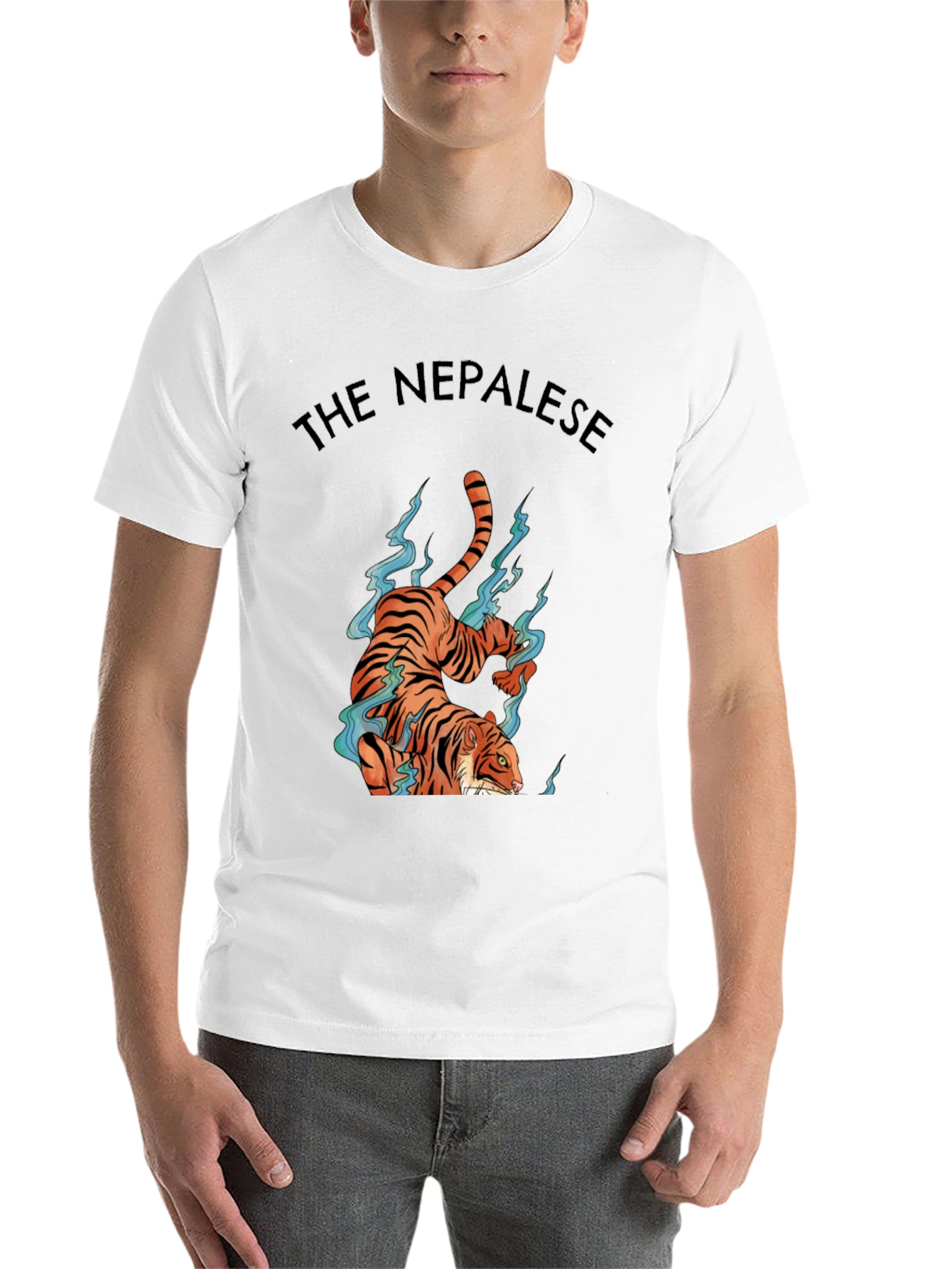 Black The Nepalese Tiger Graphic Tee view 14