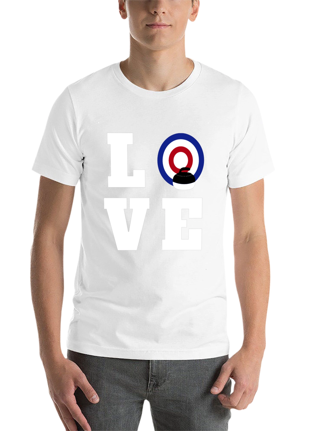 Black Love Curling T-Shirt - Unique Graphic Tee view 14