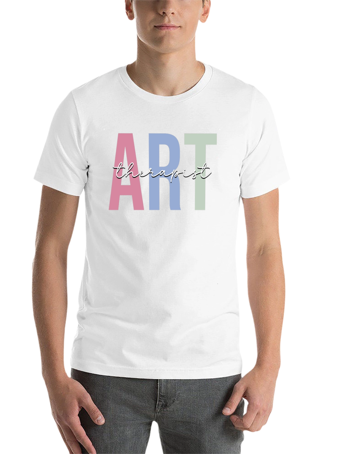 Black Art Therapist T-Shirt - Stylish & Comfortable view 14