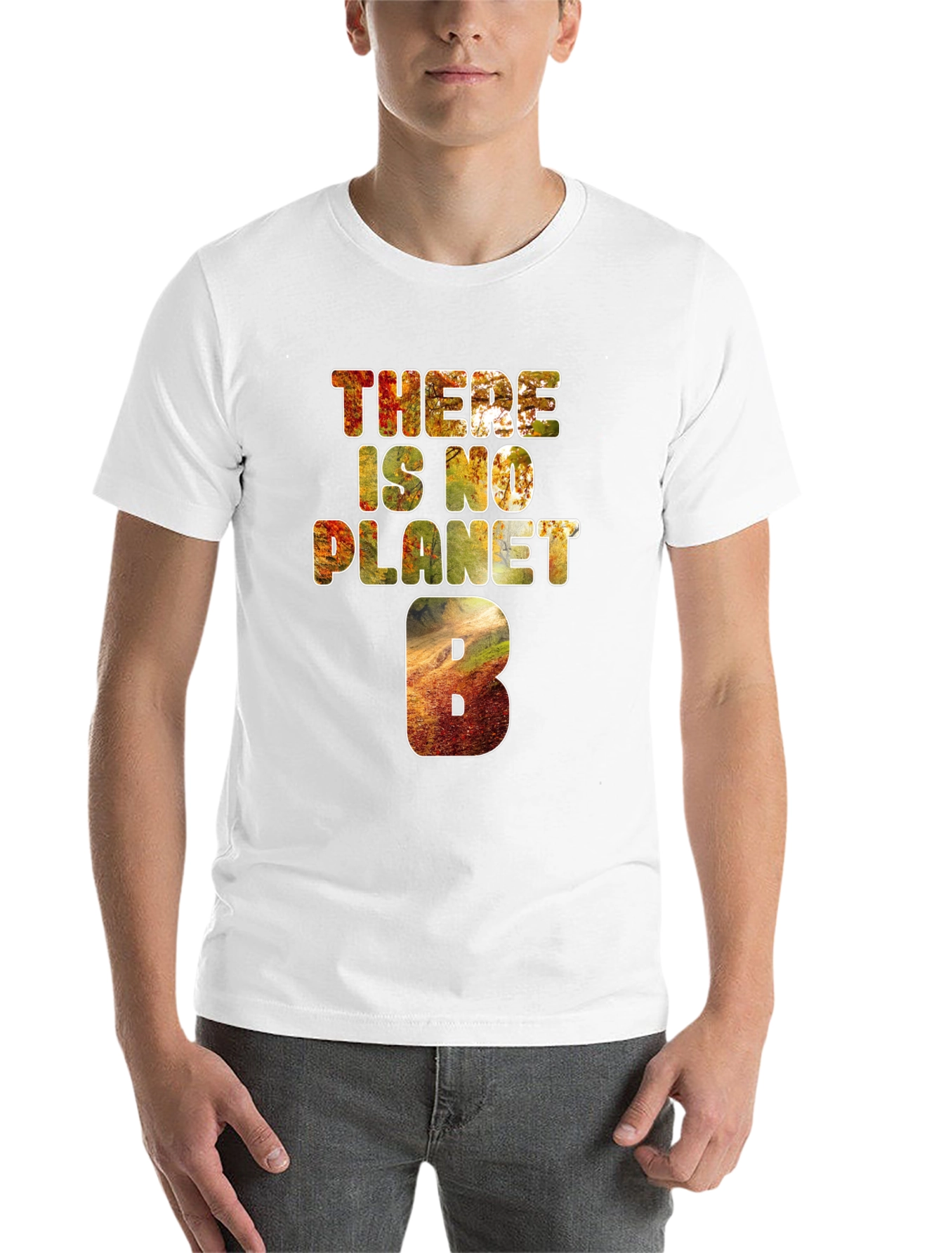 Black There Is No Planet B Graphic Tee view 14