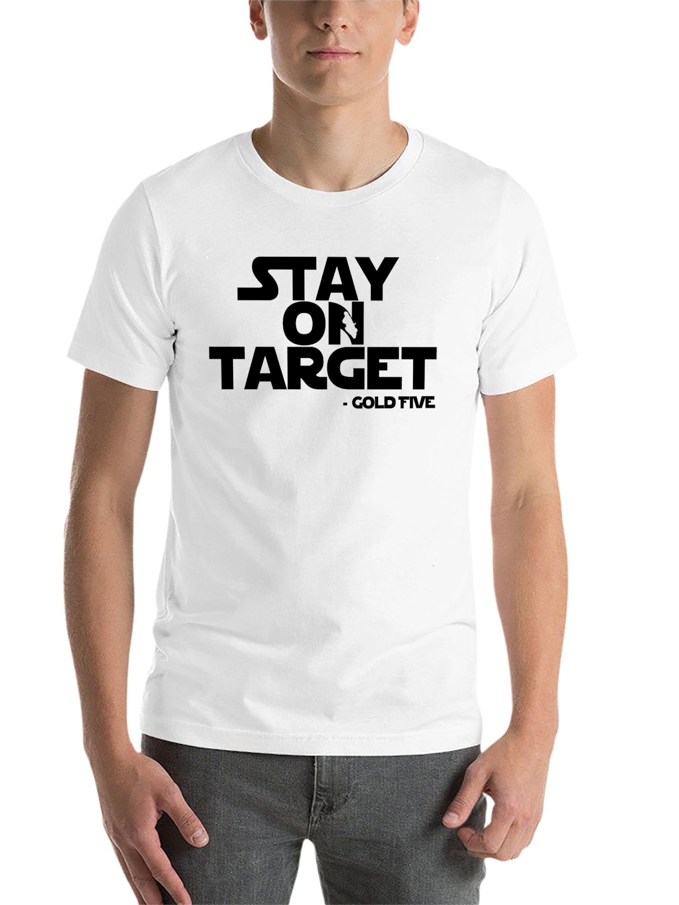 Black Stay On Target T-Shirt view 14