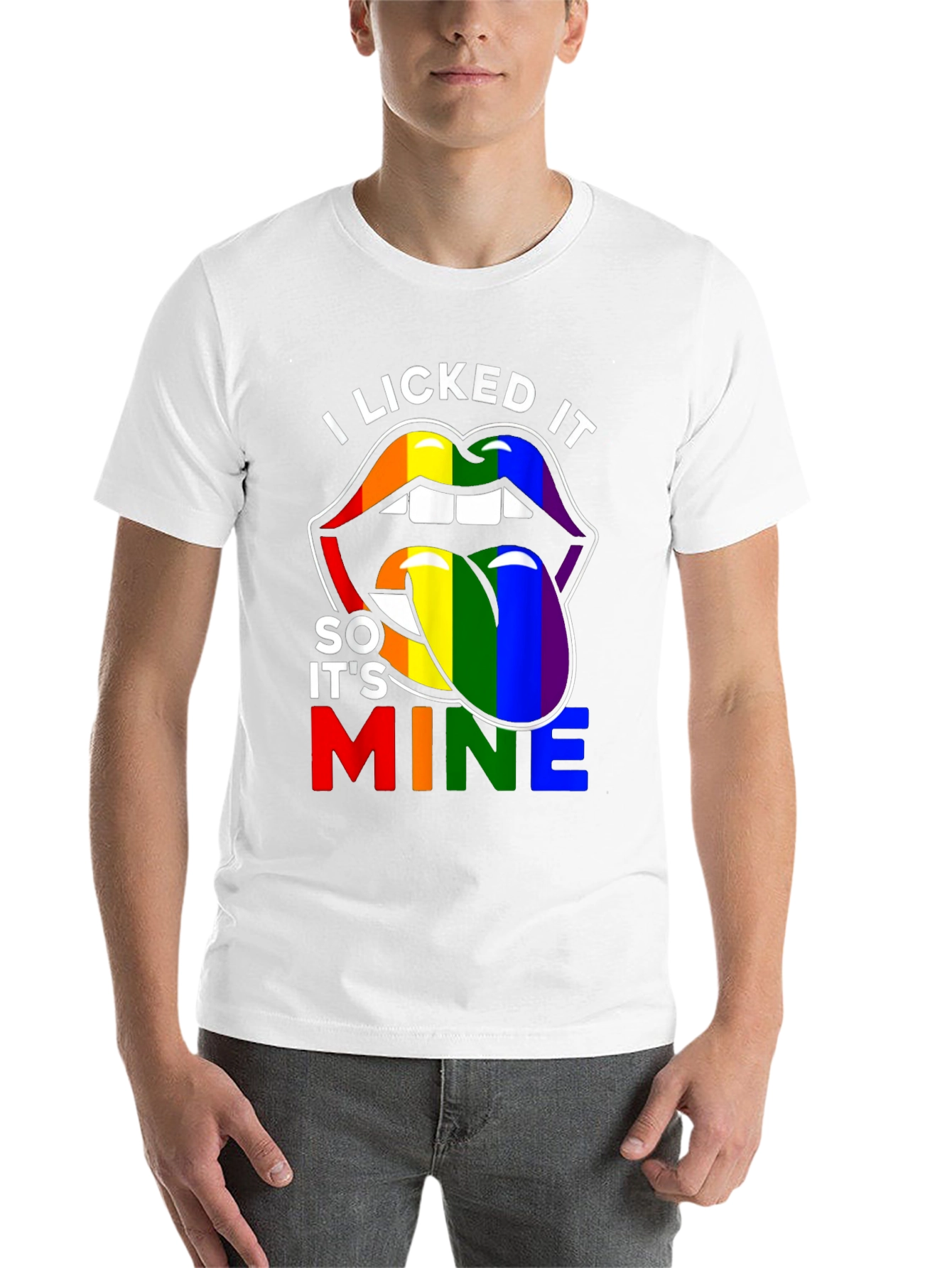 I Licked It So It's Mine Pride T-Shirt - 14