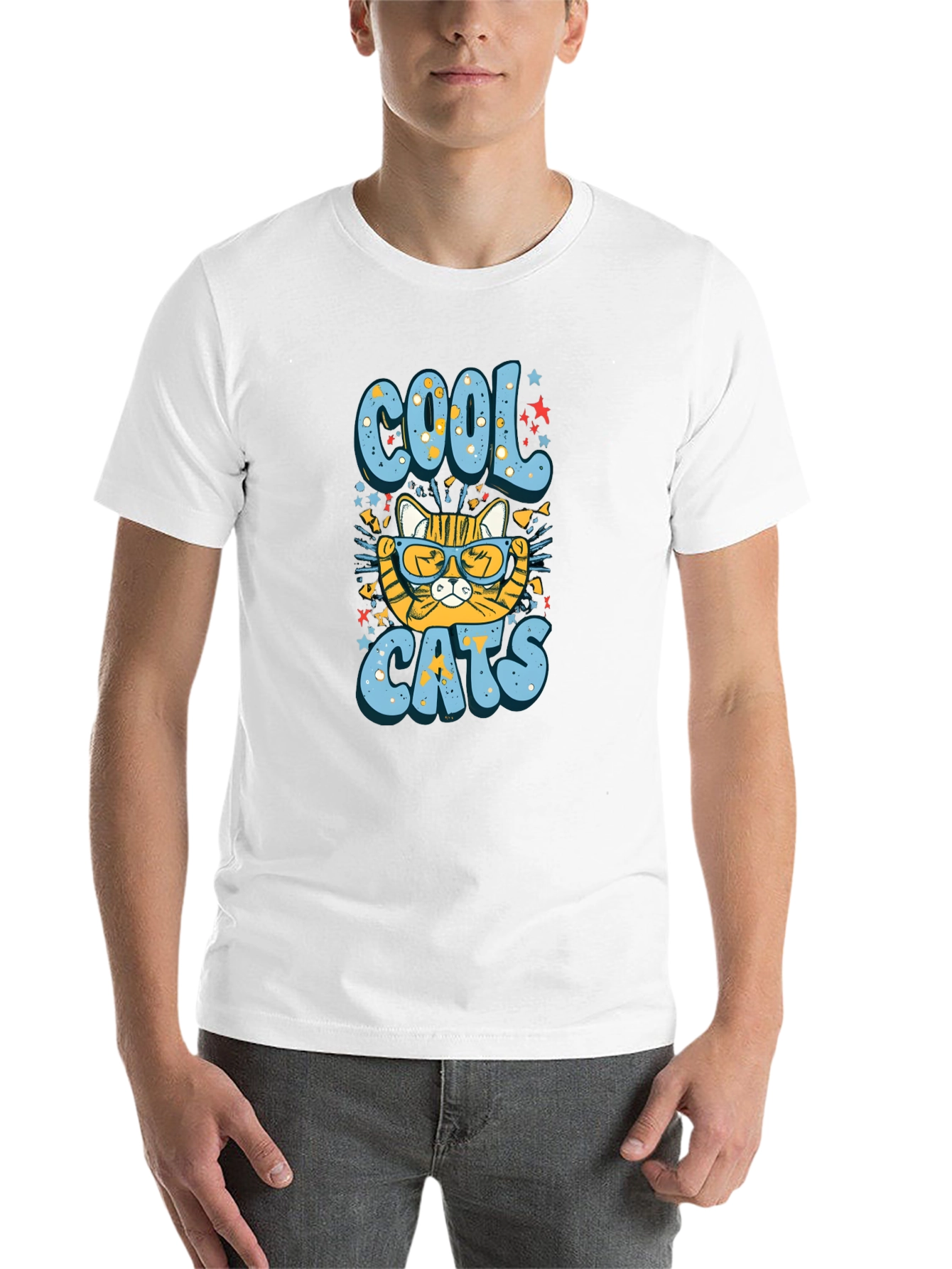 Black Cool Cats T-Shirt view 14