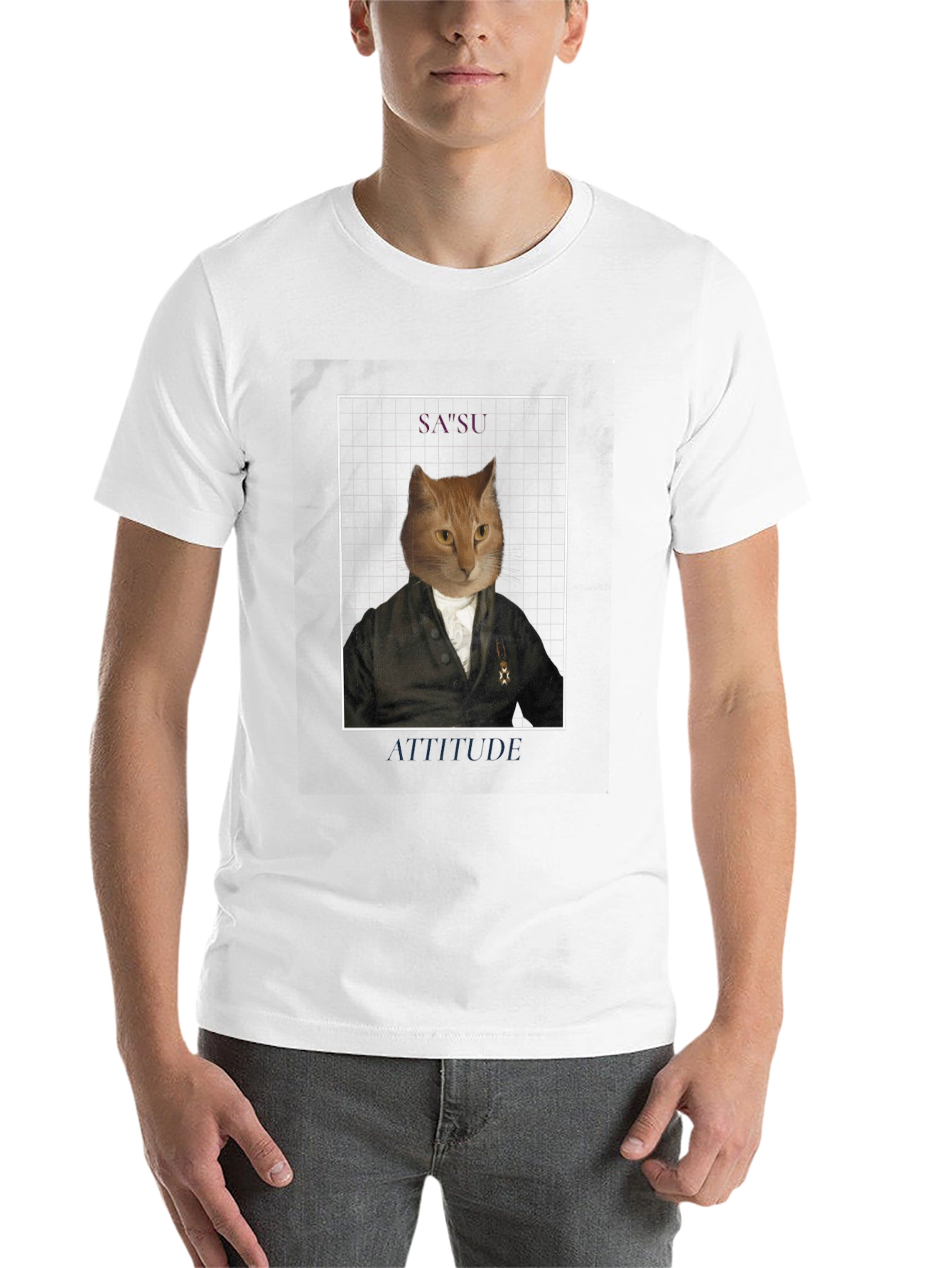 Black Satsu Attitude Cat T-Shirt view 14