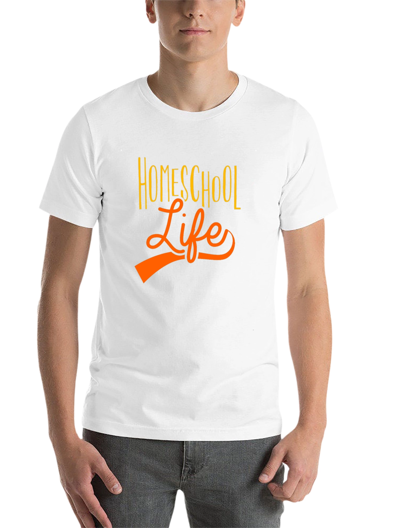 Black Homeschool Life T-Shirt - Black Casual Tee view 14