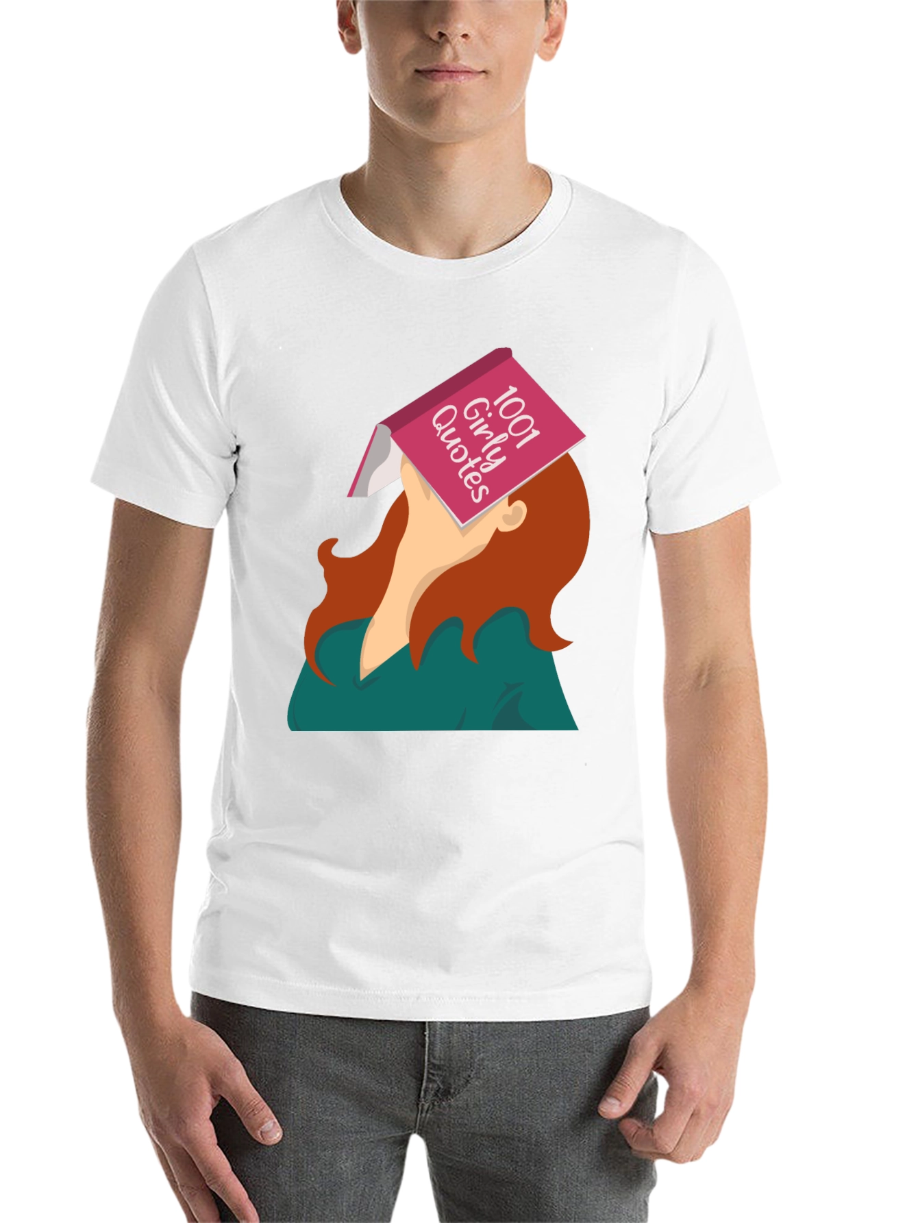 Black 1001 Girly Quotes Graphic Tee - Unisex view 14