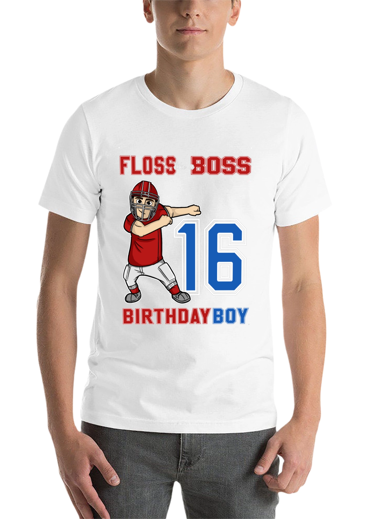 Black Floss Like a Boss Birthday Boy T-Shirt view 14