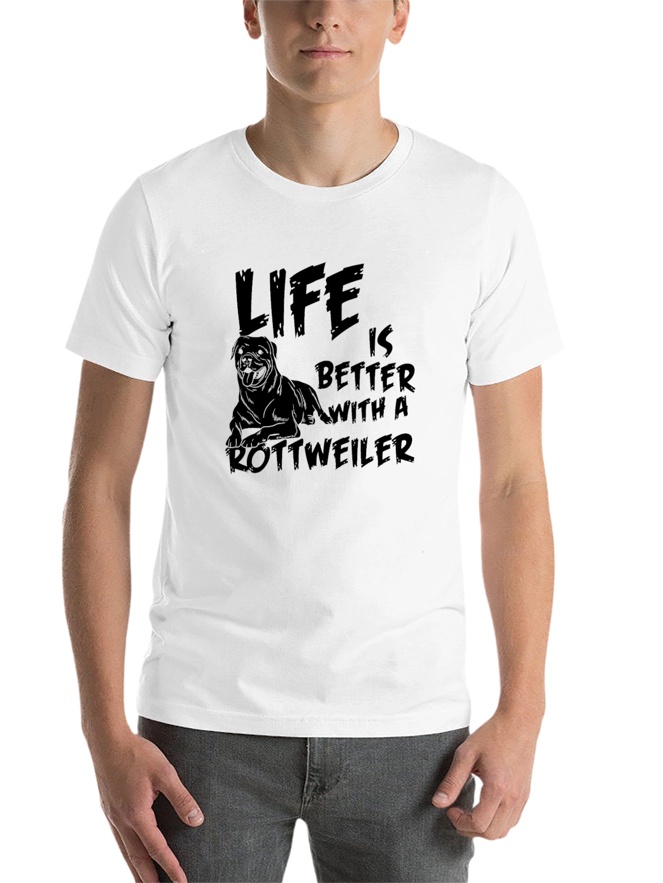 Life is Better with a Rottweiler T-Shirt - 14