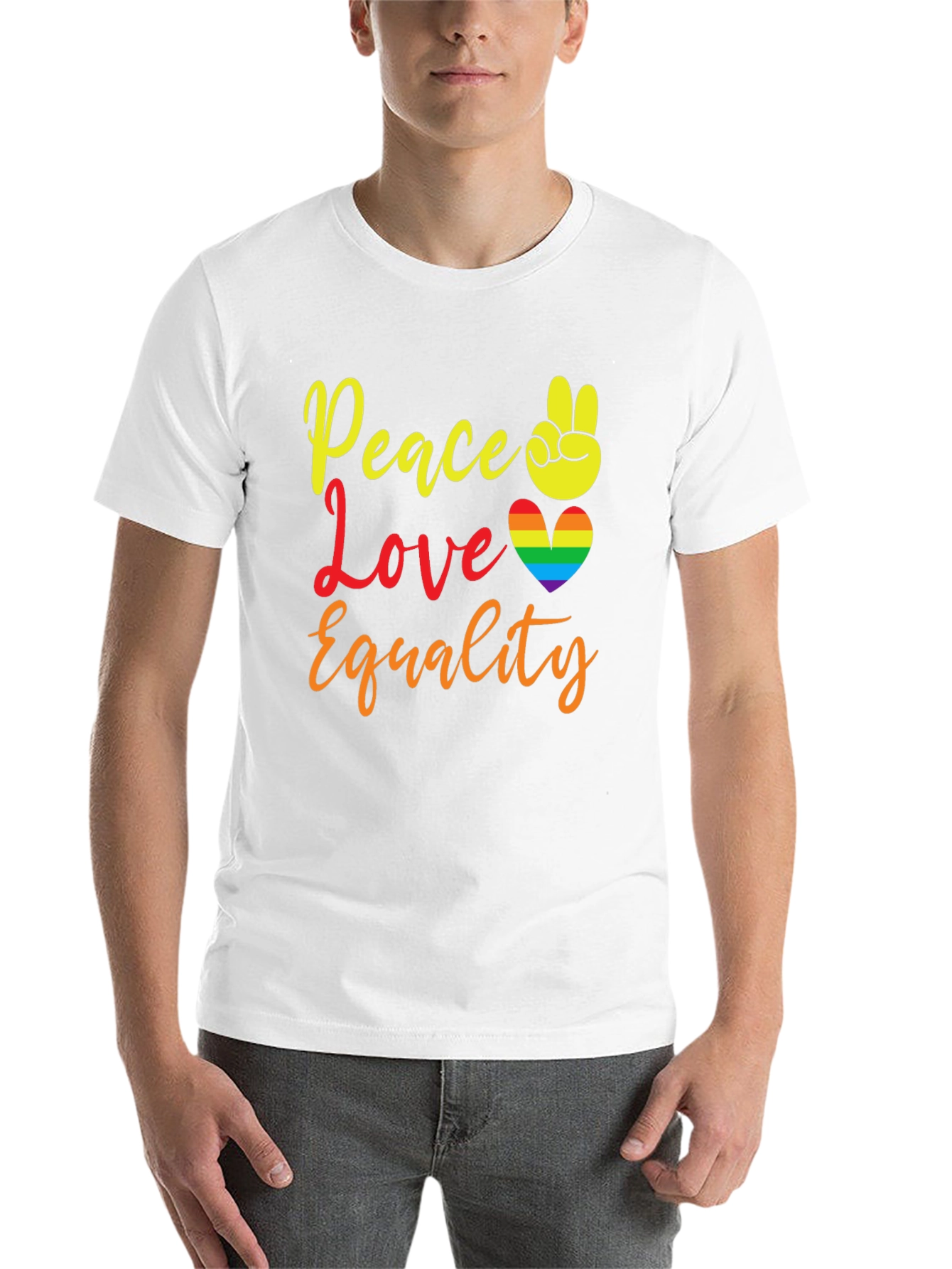 Peace Love Equality Pride T-Shirt - 14