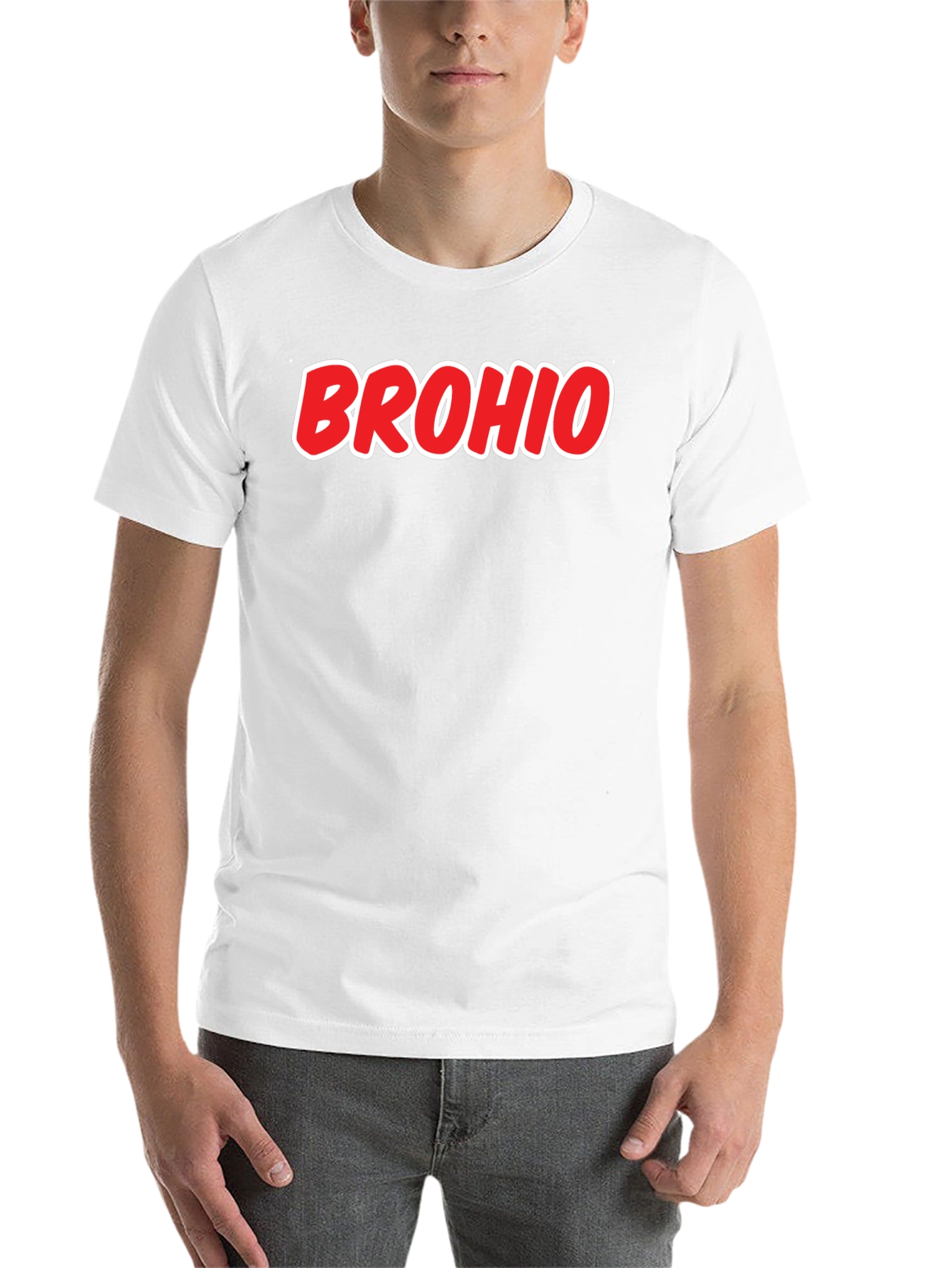 Black Brohio T-Shirt - Novelty Graphic Tee view 14