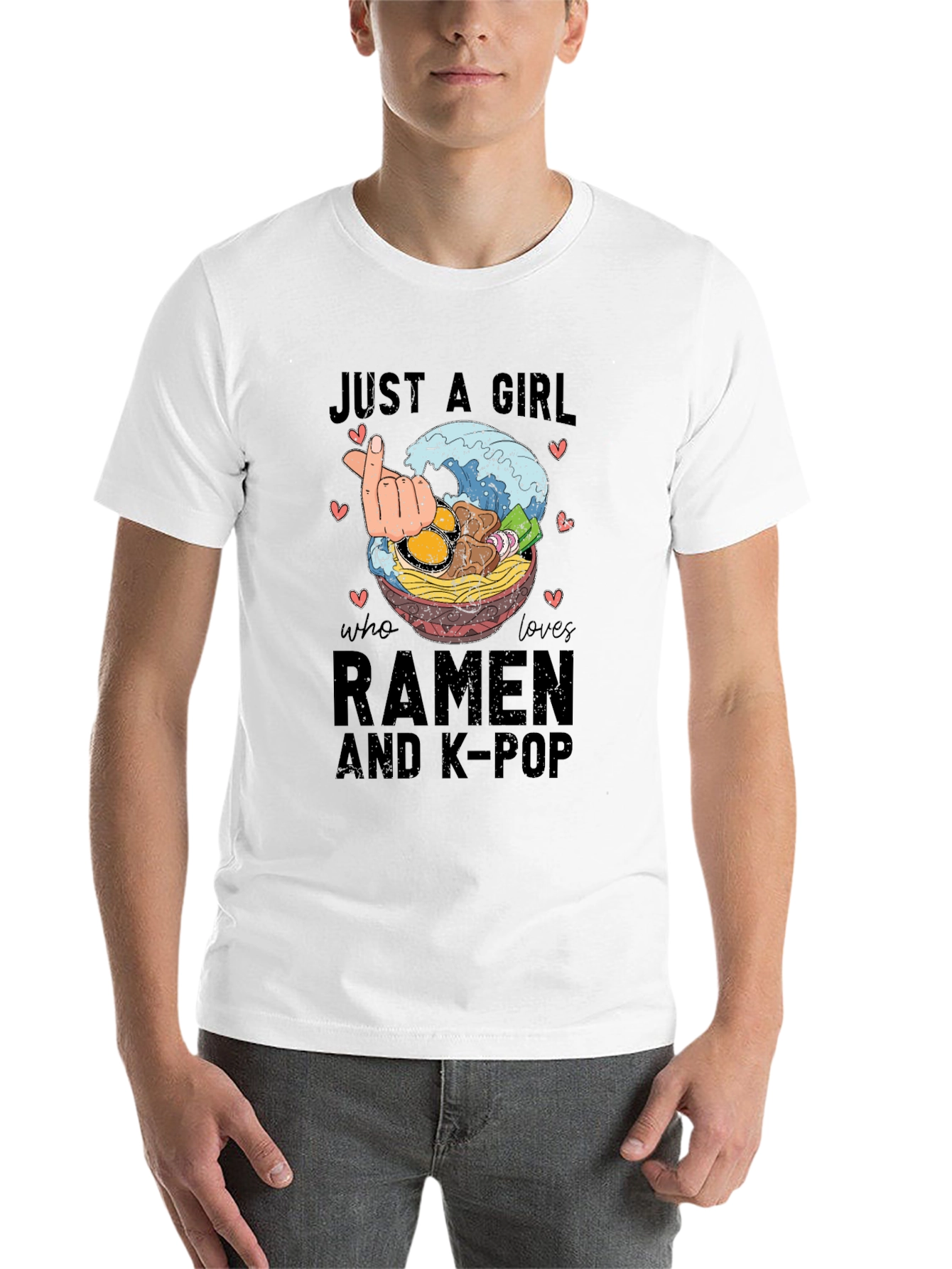 Black Ramen & K-Pop Graphic Tee view 14