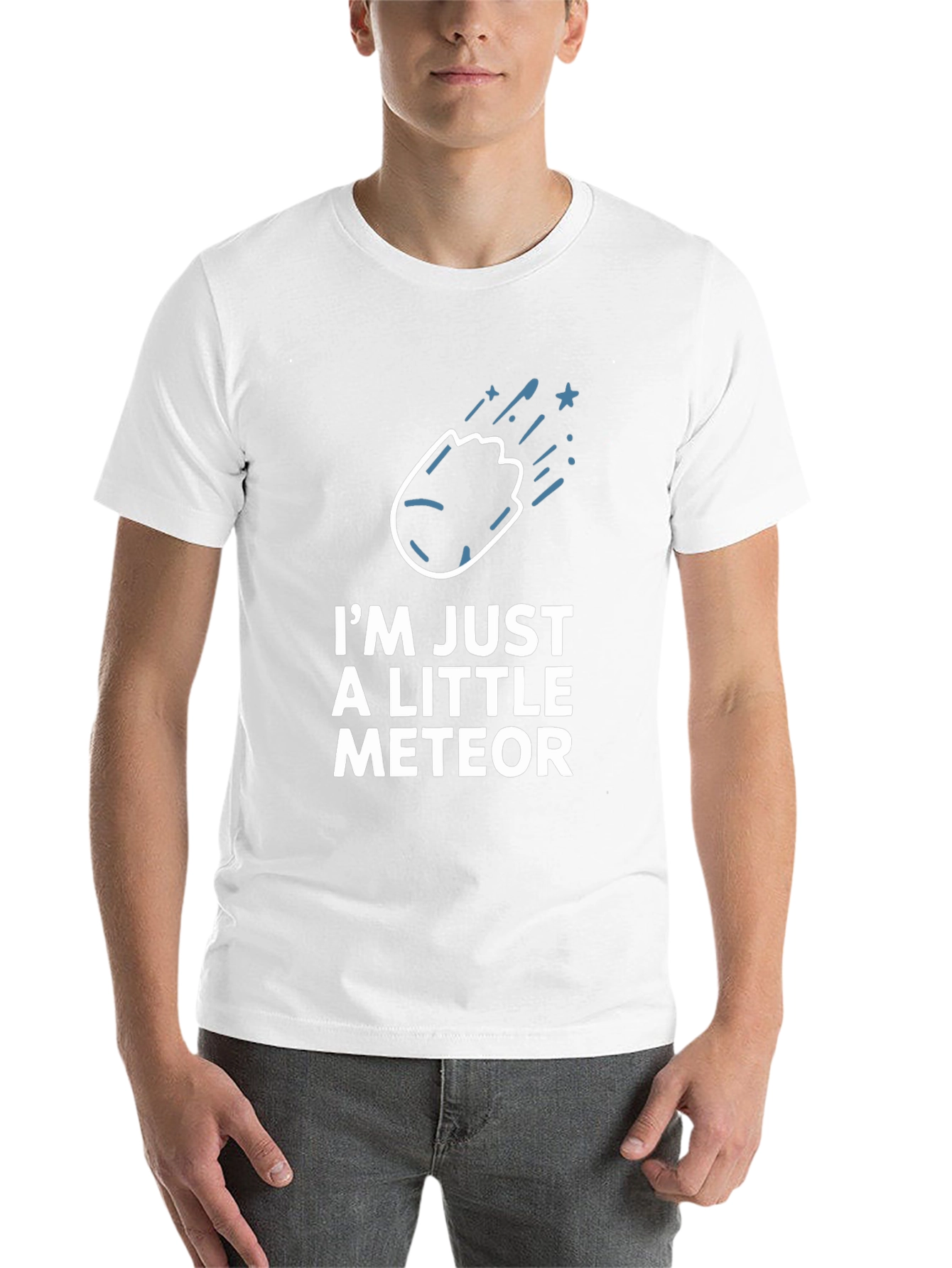 Black I'm Just a Little Meteor Graphic Tee view 14