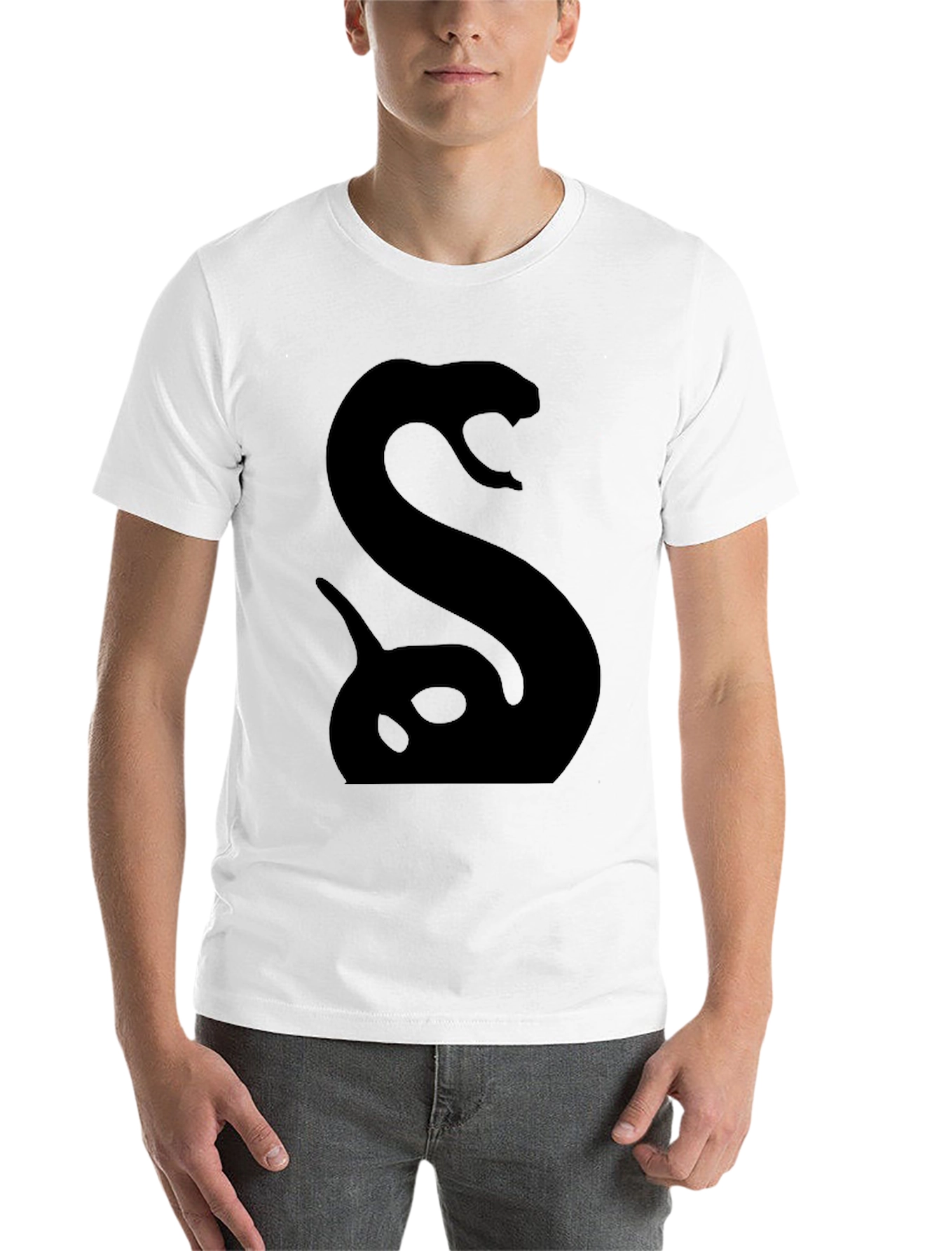 Black Black Snake Graphic Tee - Men's Fashion view 14