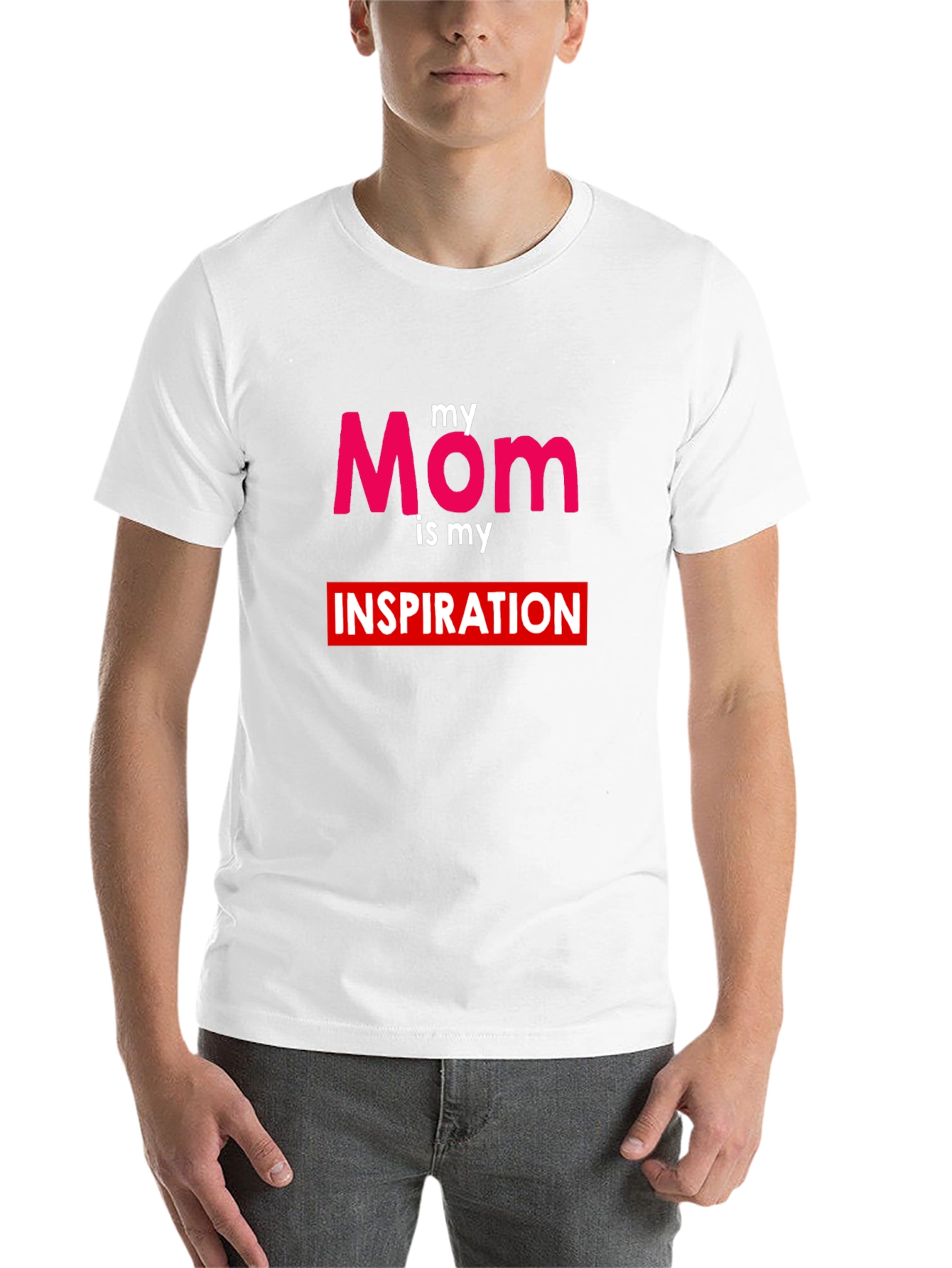 Black My Mom is My Inspiration T-Shirt view 14