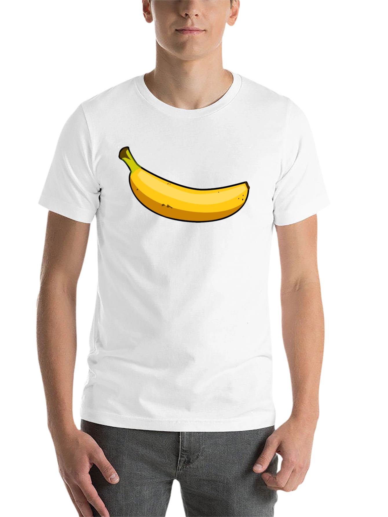 Black Banana Graphic T-Shirt - Funny Fruit Tee view 14