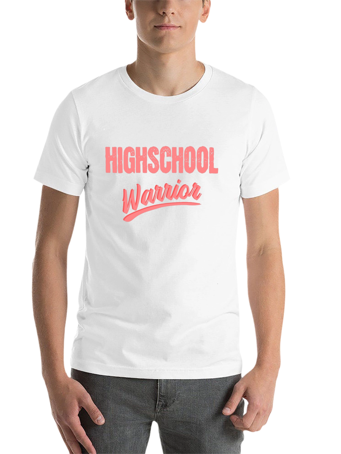Black Highschool Warrior Black Graphic Tee view 14
