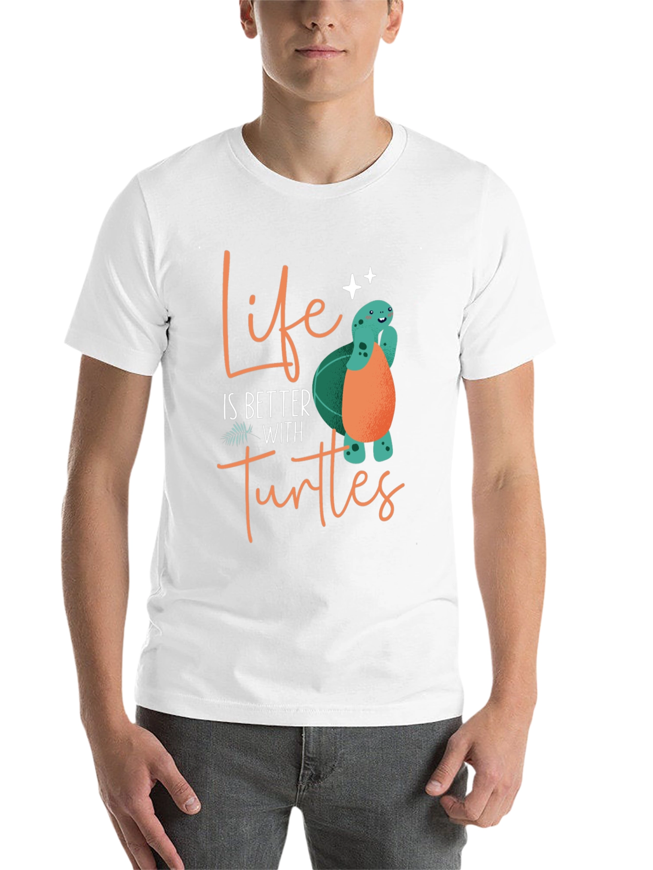 Black Life is Better with Turtles Graphic Tee view 14