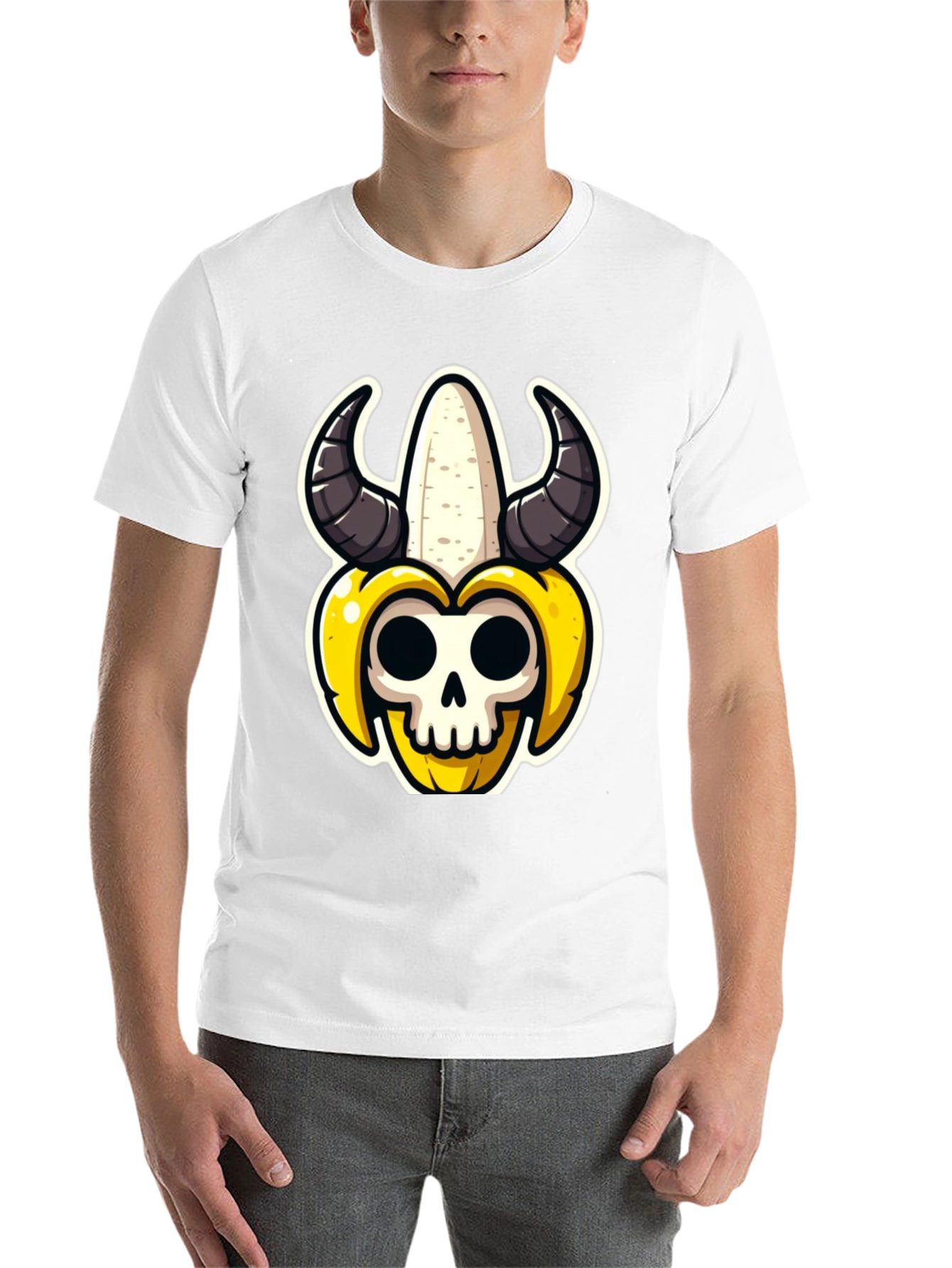 Black Banana Skull Graphic Tee view 14