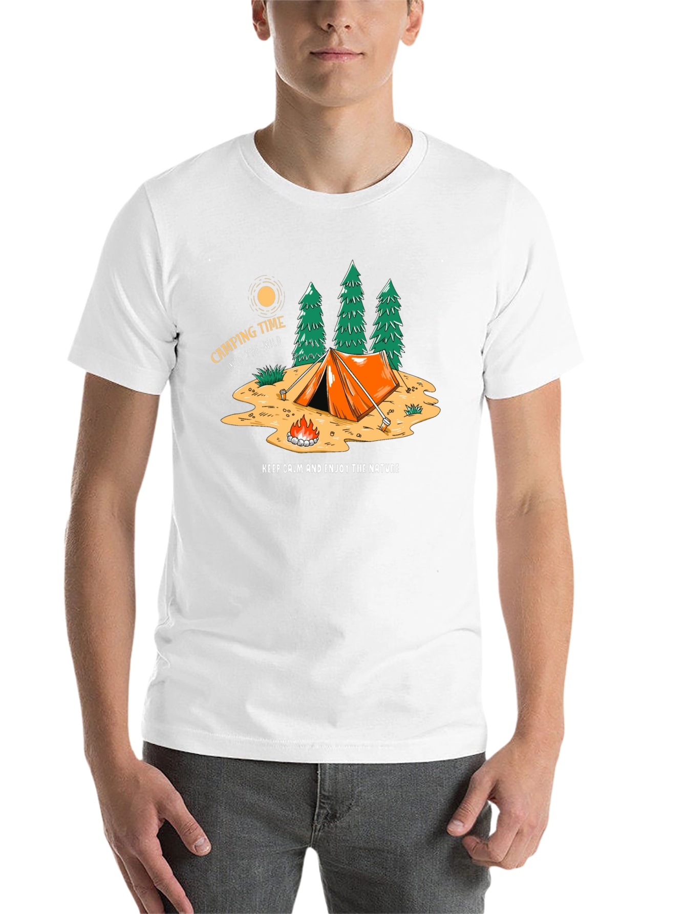 Black Camping Time Graphic Tee - Into the Wild view 14