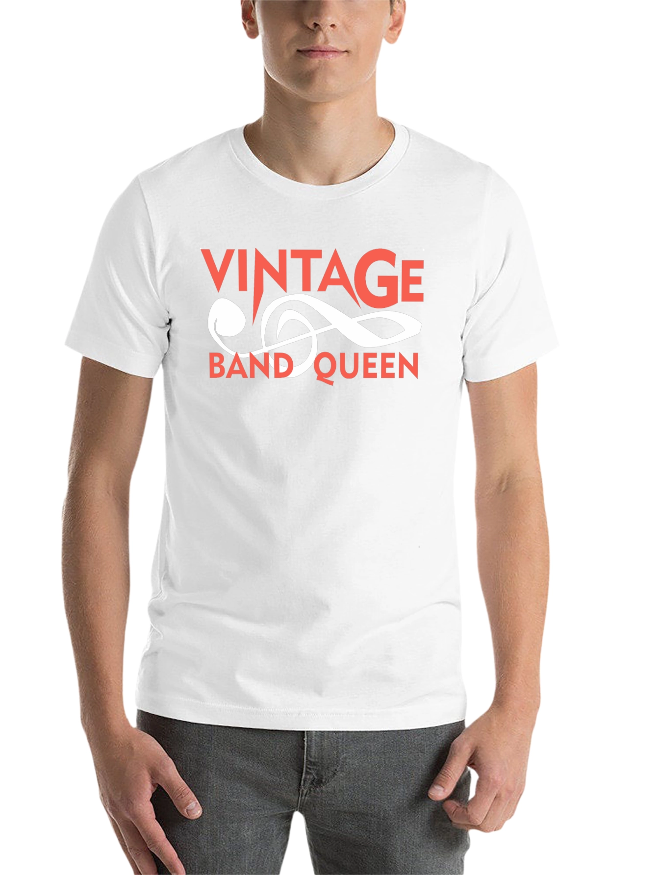 Black Vintage Band Queen Graphic Tee - Black Cotton view 14