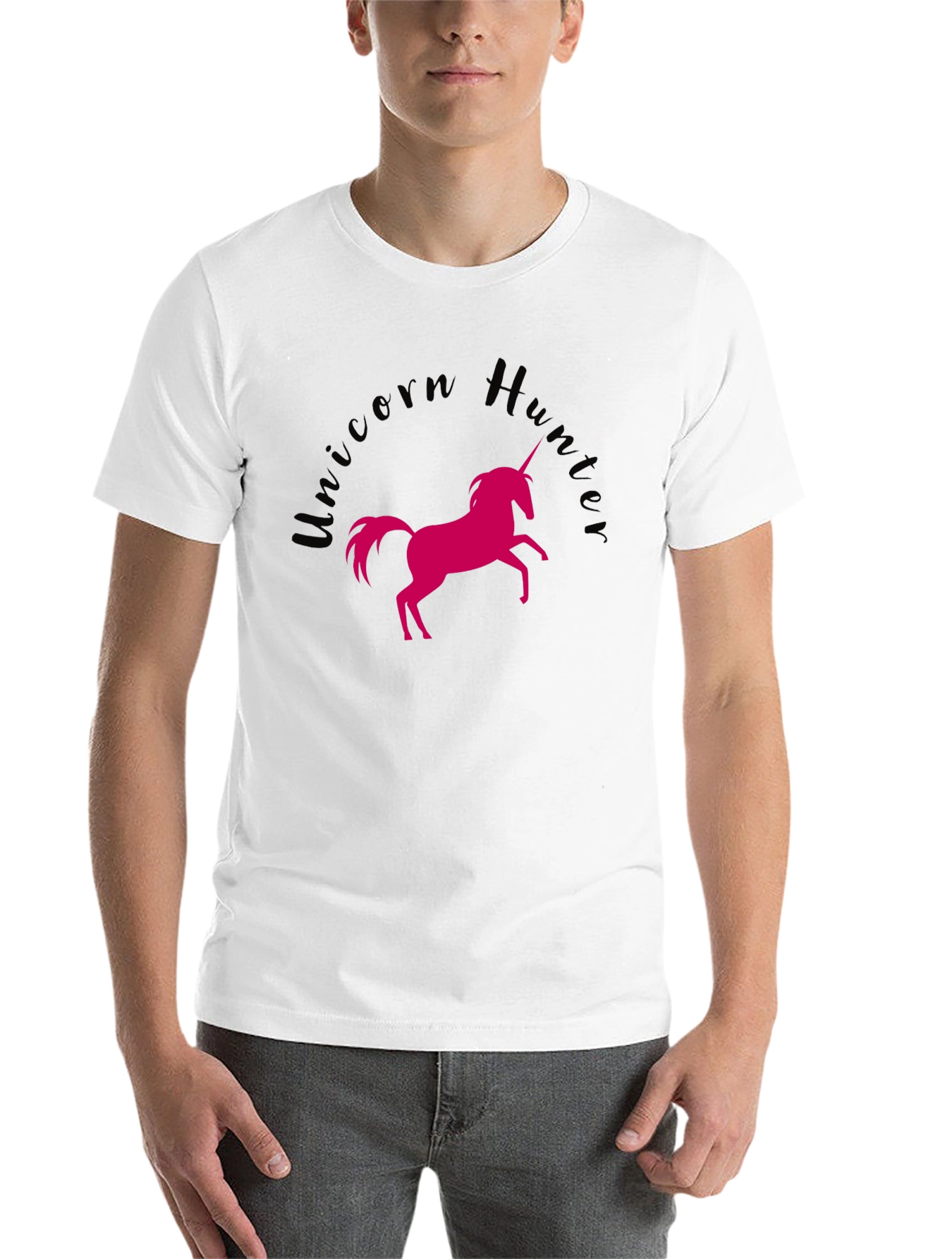 Black Unicorn Hunt Black Graphic Tee view 14