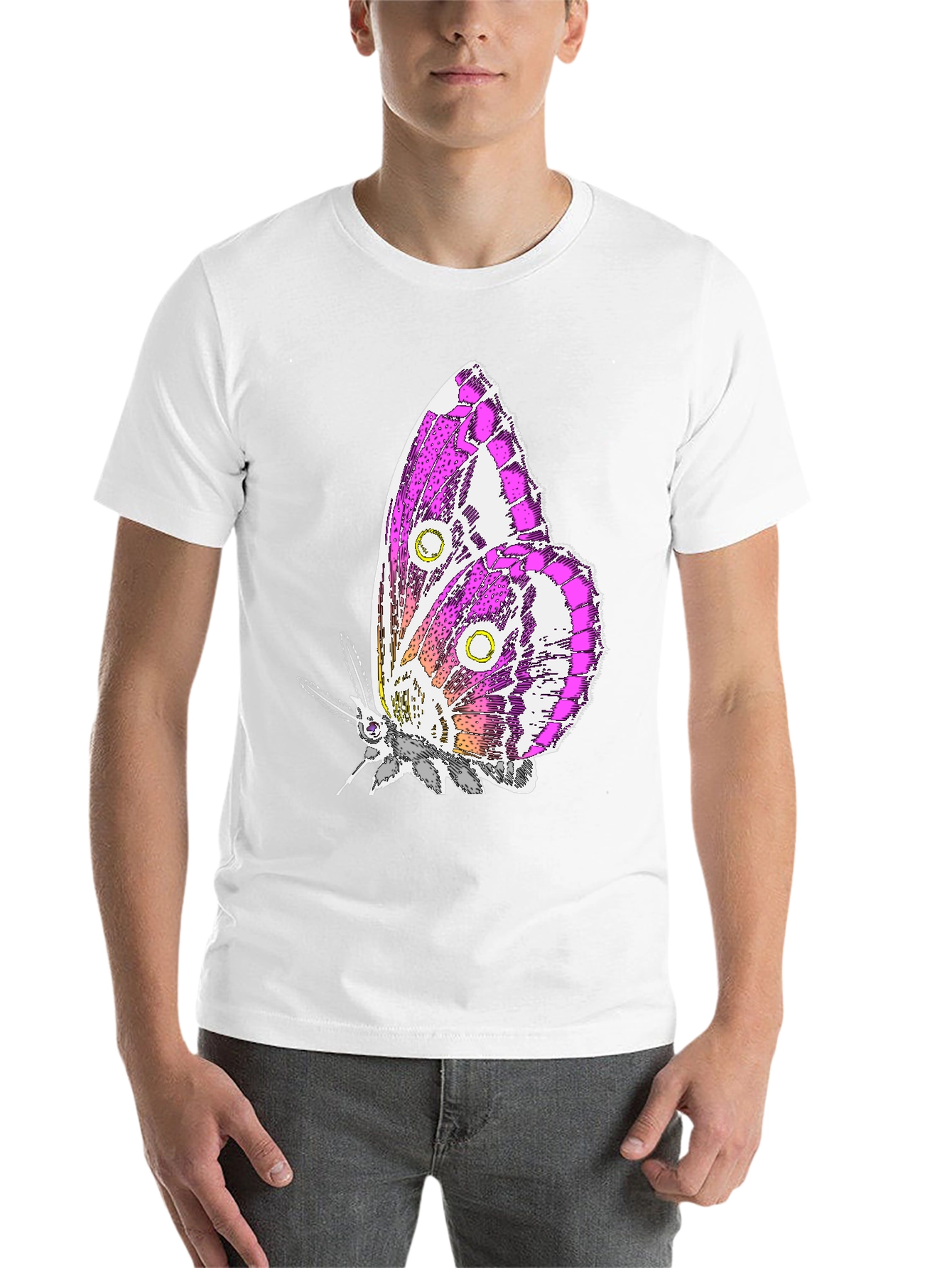 Black Butterfly Graphic T-Shirt - Stylish Unisex Tee view 14