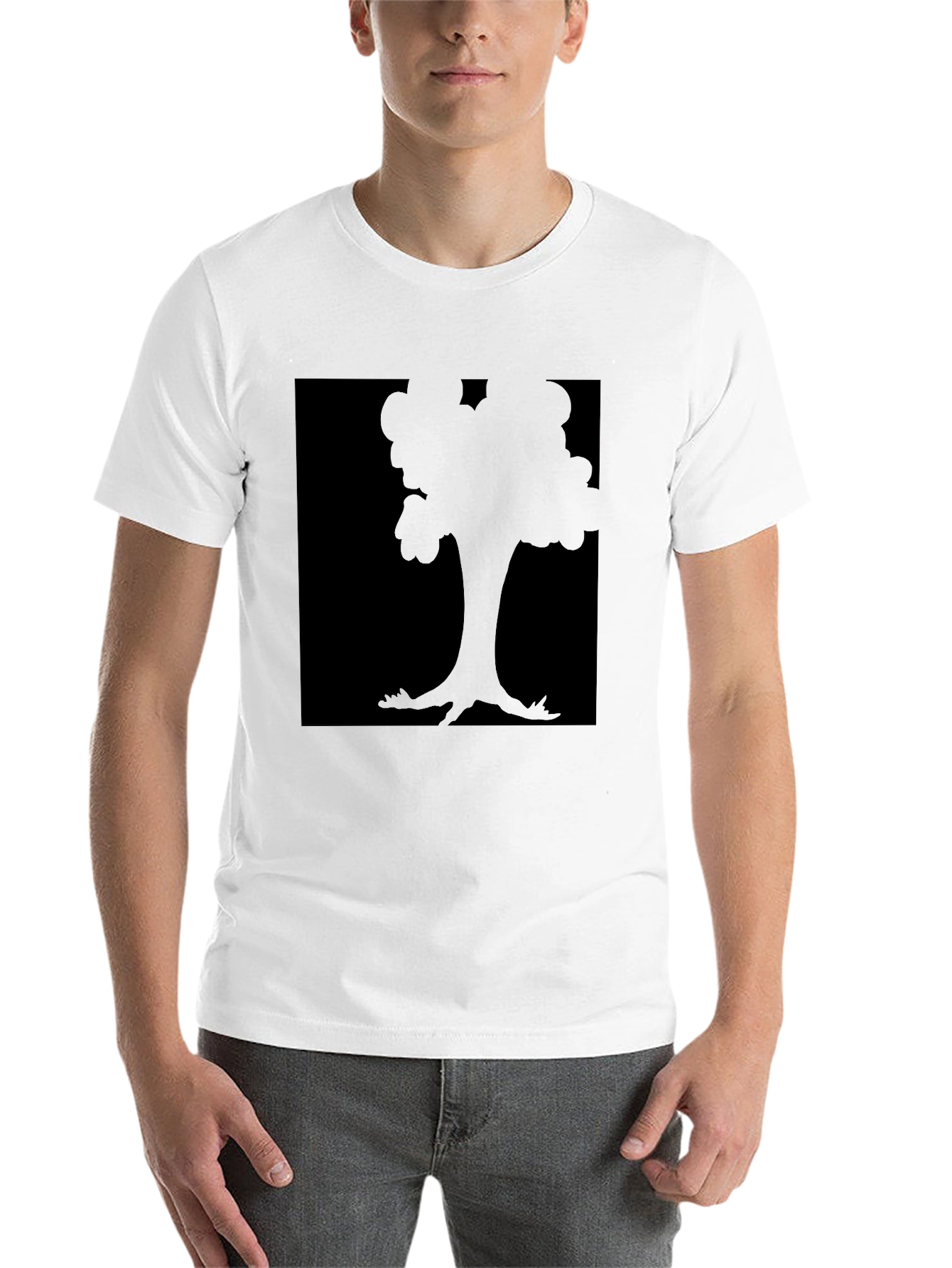 Black Black Tree Graphic Tee - Stylish and Comfortable view 14